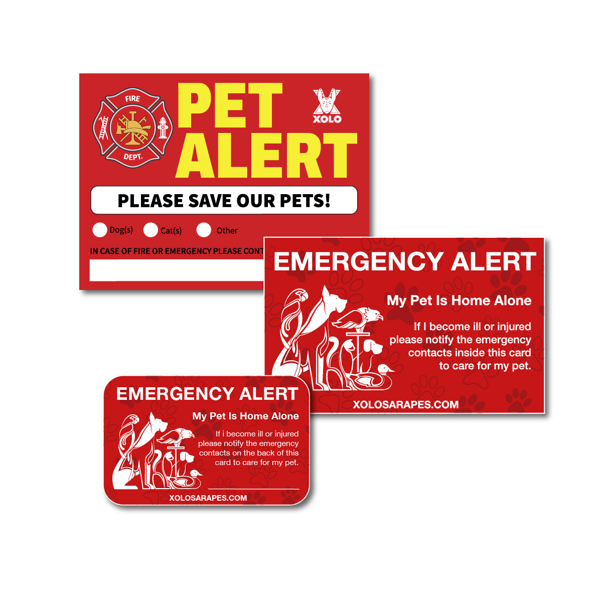 EMERGENCY PET ALERT KIT