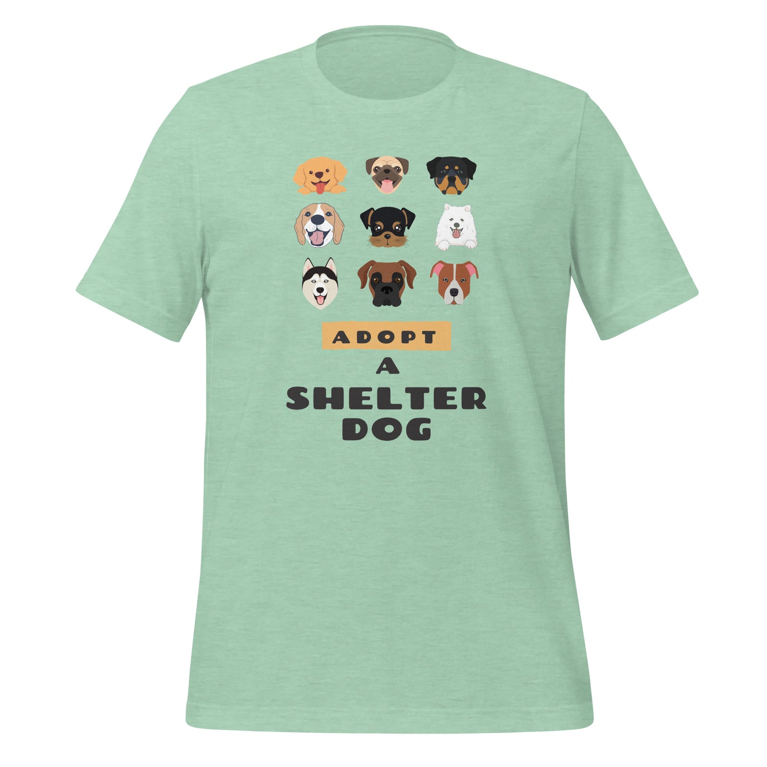 Adopt a shelter dog Unisex t-shirt