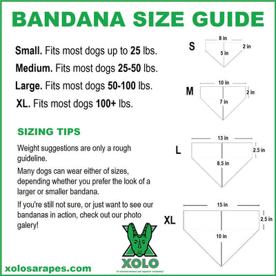 XL OVER THE COLLAR CAMBAYA DOG BANDANA. 1046