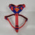 SUPERMAN BLACK DOG HARNESS