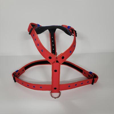 SUPERMAN BLACK DOG HARNESS