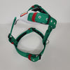 MEXICAN FLAG GREEN DOG HARNESS