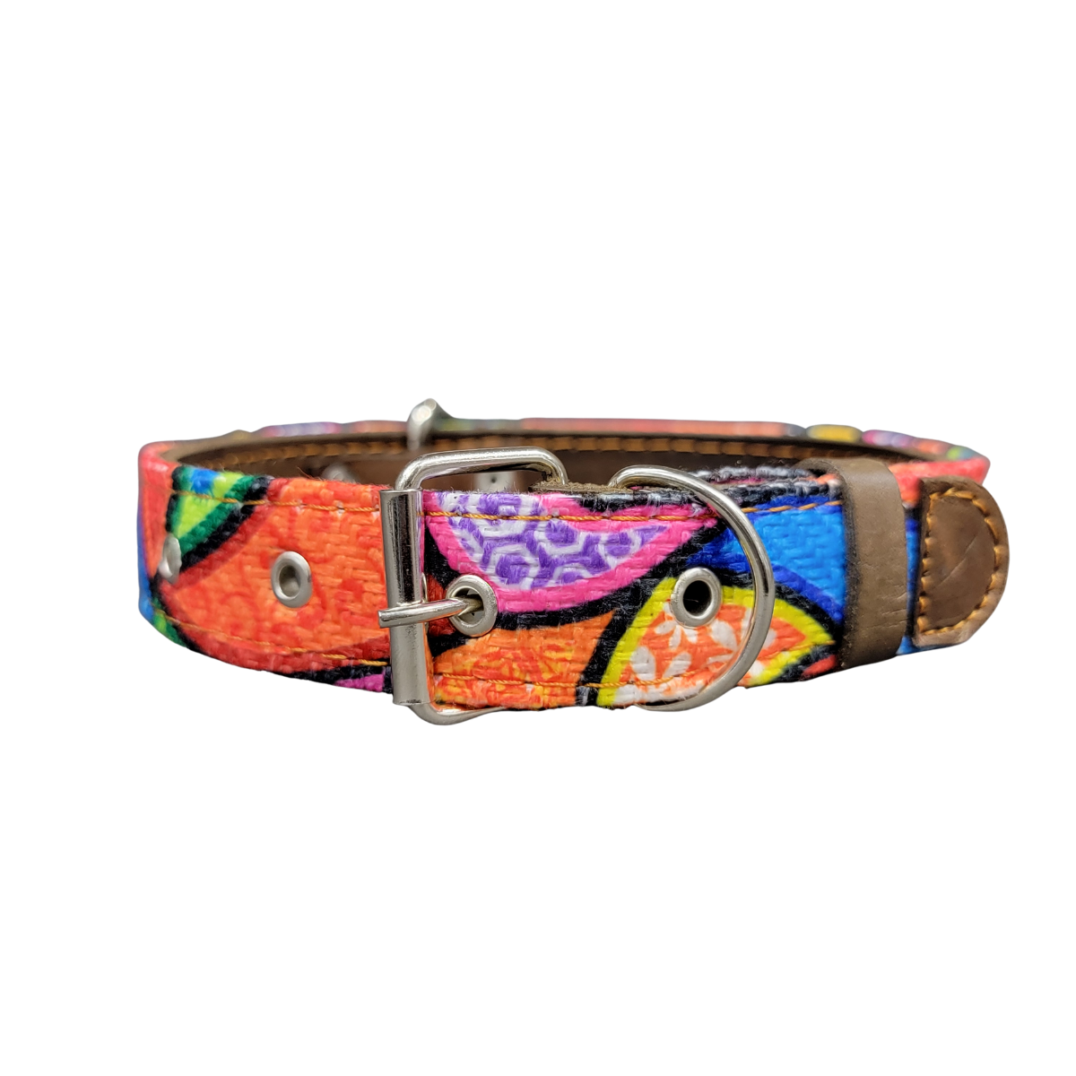 MEDIUM JUTE DOG COLLAR. (55 CM). C119