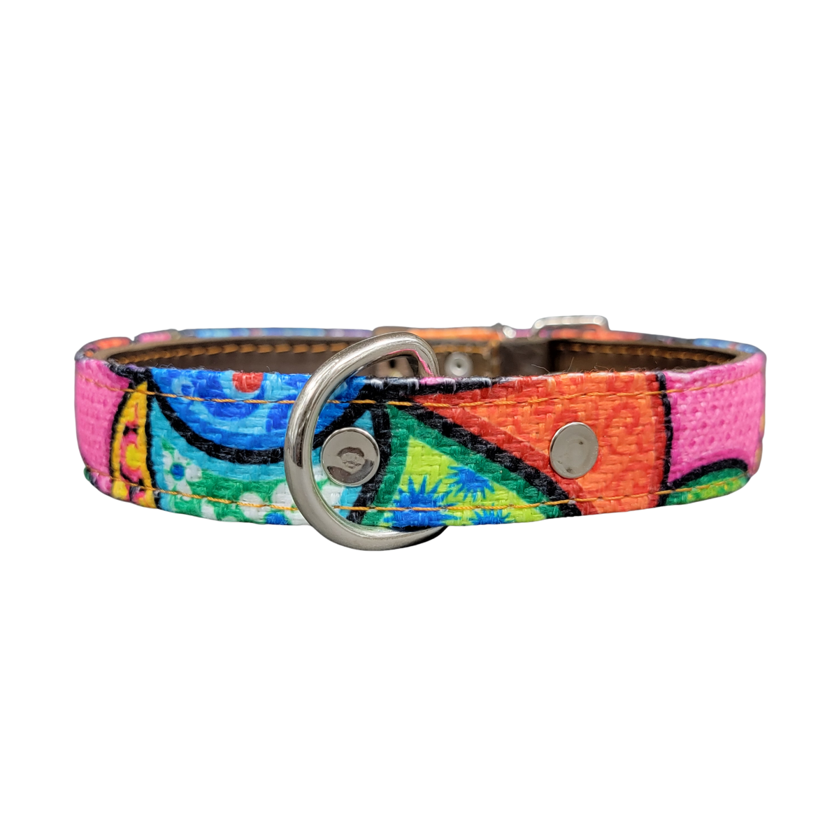 MEDIUM JUTE DOG COLLAR. (55 CM). C118