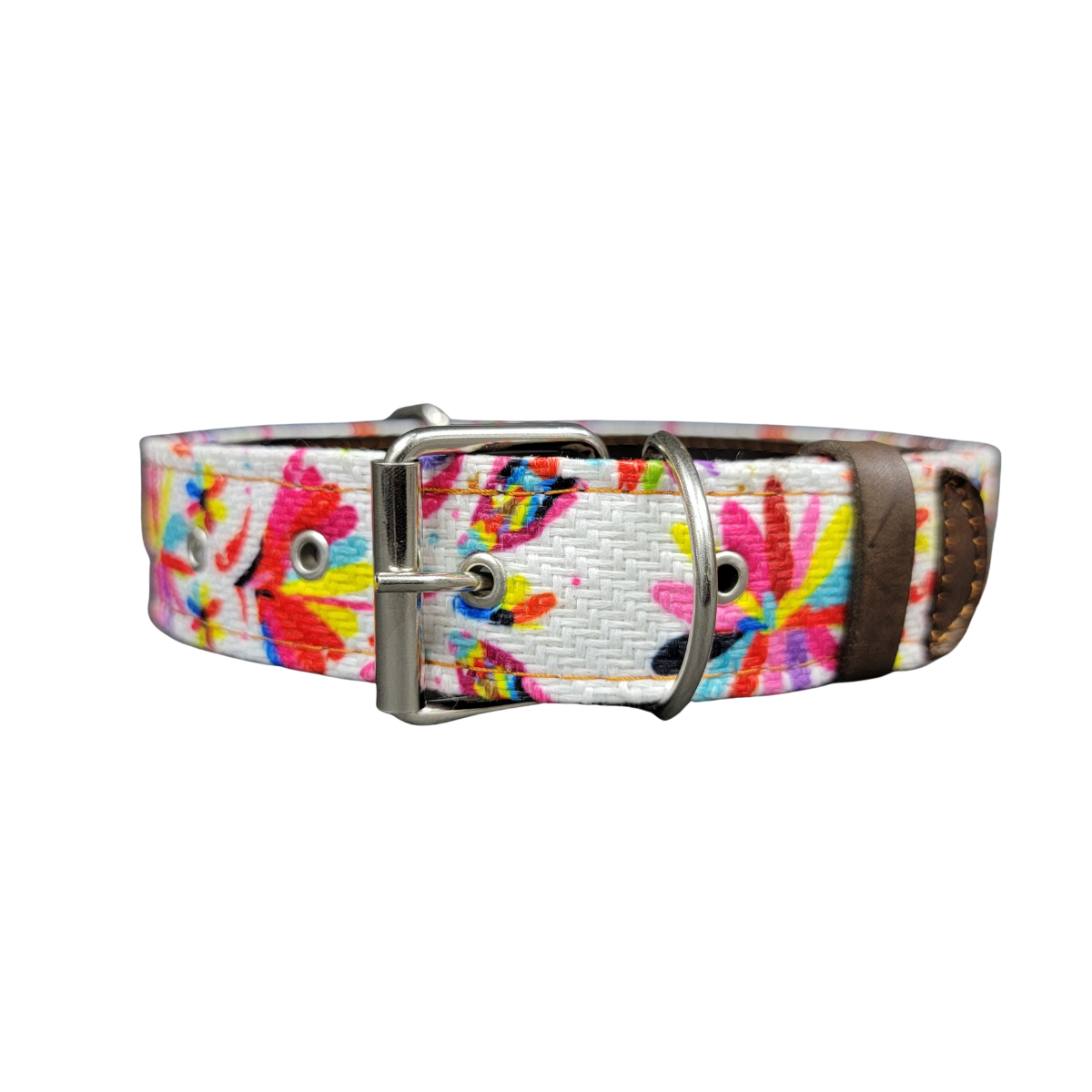 LARGE JUTE DOG COLLAR. (60 CM). C112
