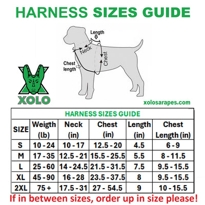 XOLO GREEN DOG HARNESS