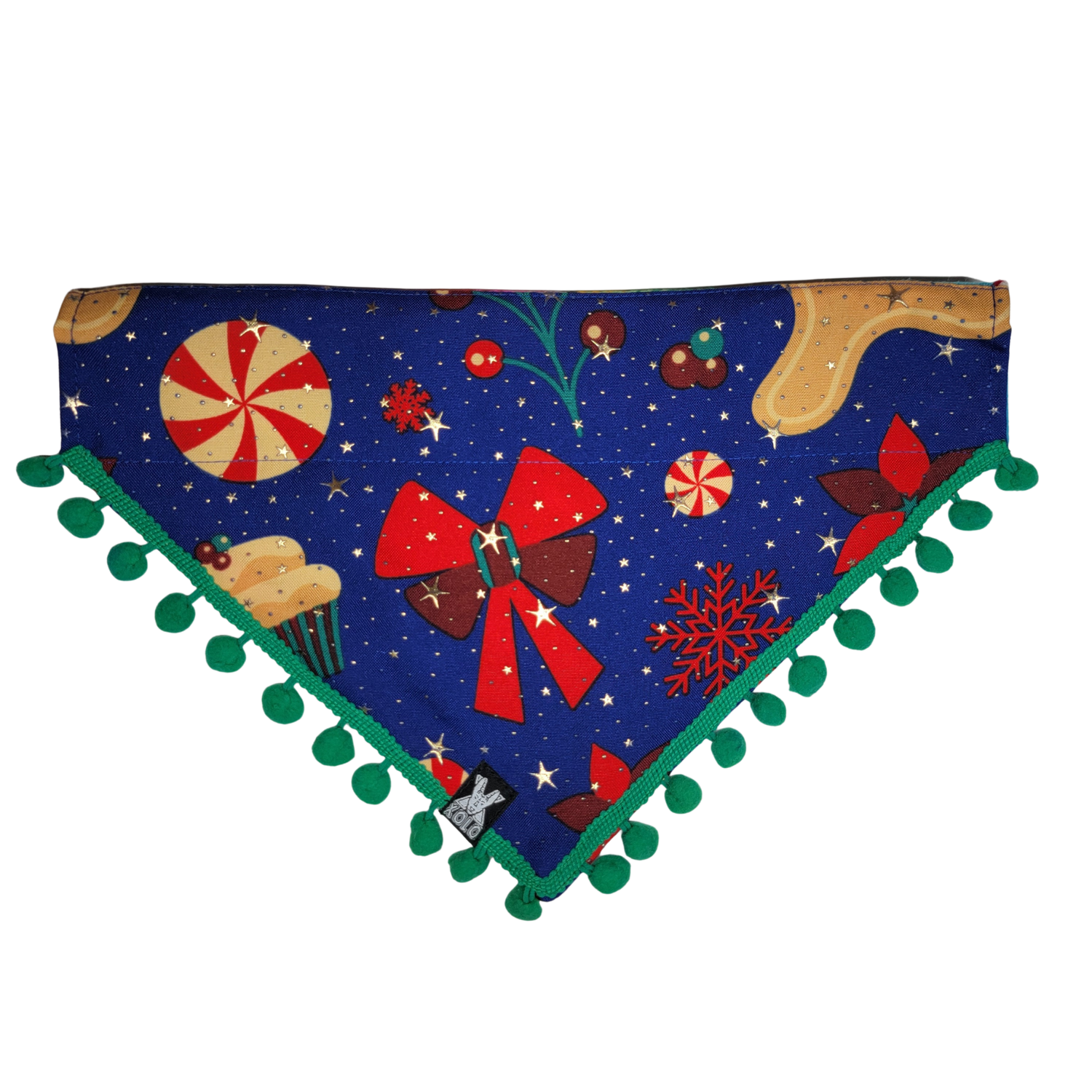 B3 LARGE SARAPE DOG BANDANA: HOLIDAY EDITION