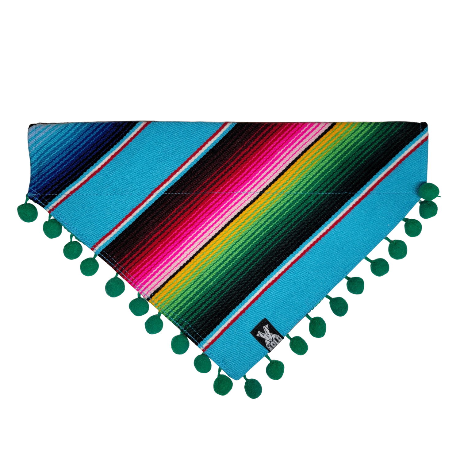 B7 LARGE SARAPE DOG BANDANA: HOLIDAY EDITION