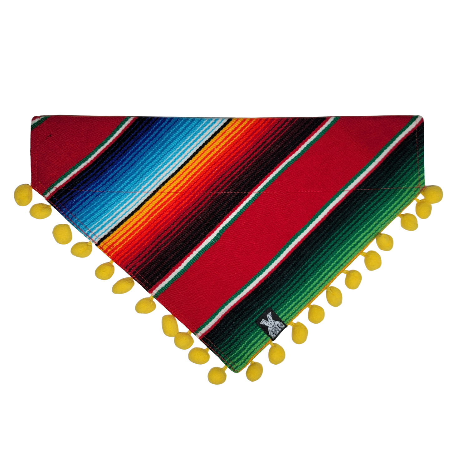 B8 LARGE SARAPE DOG BANDANA: HOLIDAY EDITION