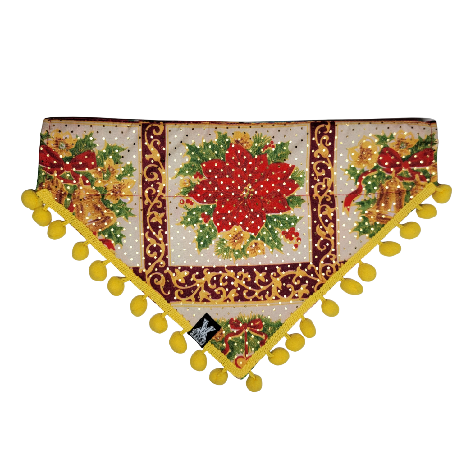 B8 LARGE SARAPE DOG BANDANA: HOLIDAY EDITION