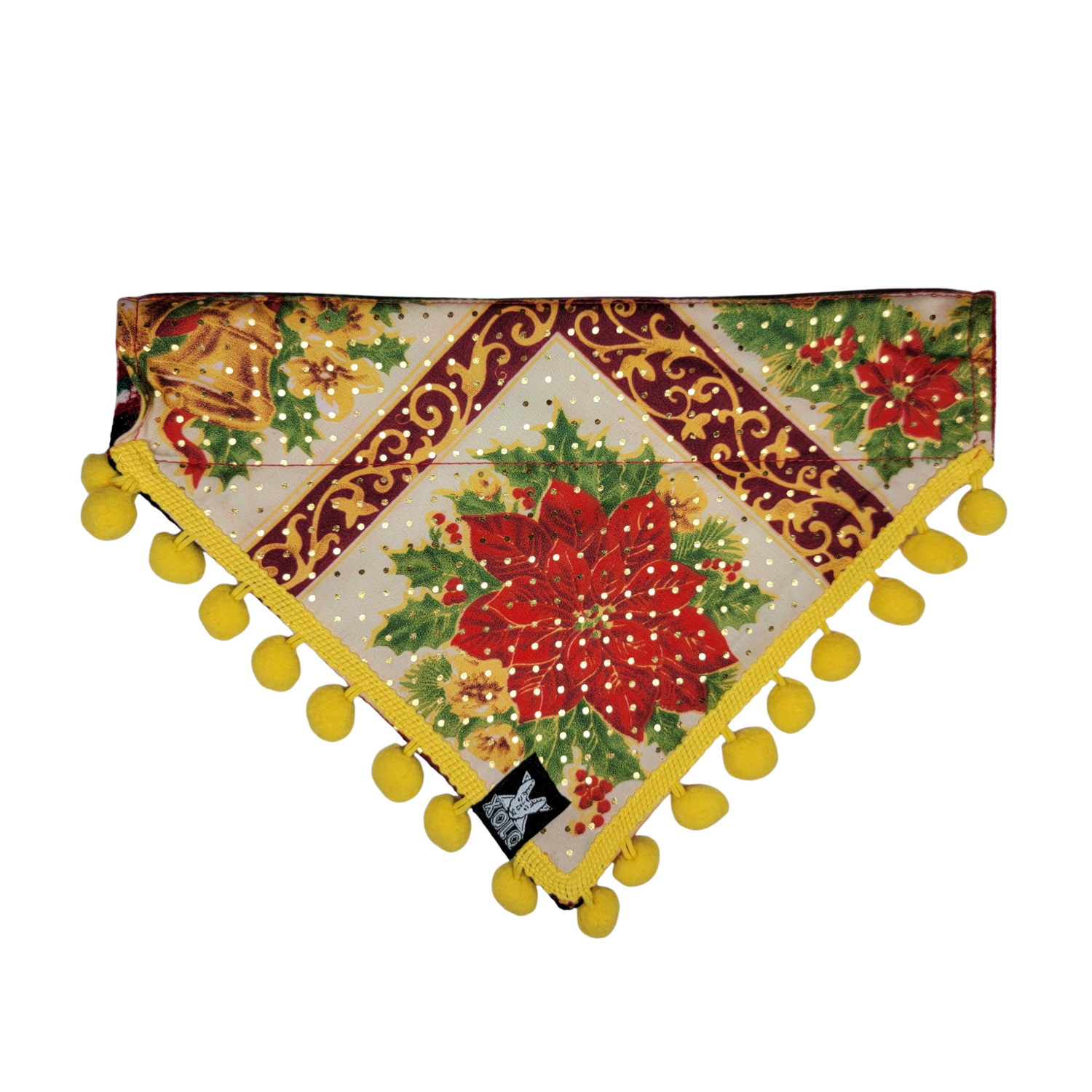 B12 MEDIUM SARAPE DOG BANDANA: HOLIDAY EDITION