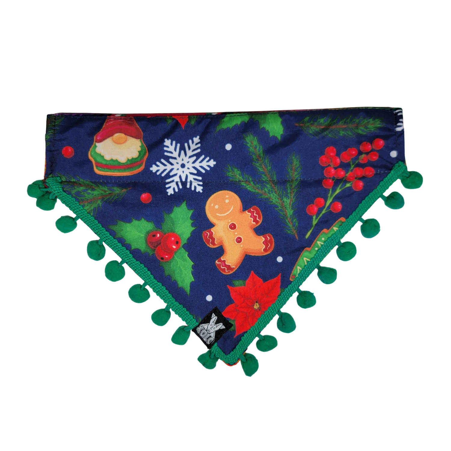B14 MEDIUM SARAPE DOG BANDANA: HOLIDAY EDITION