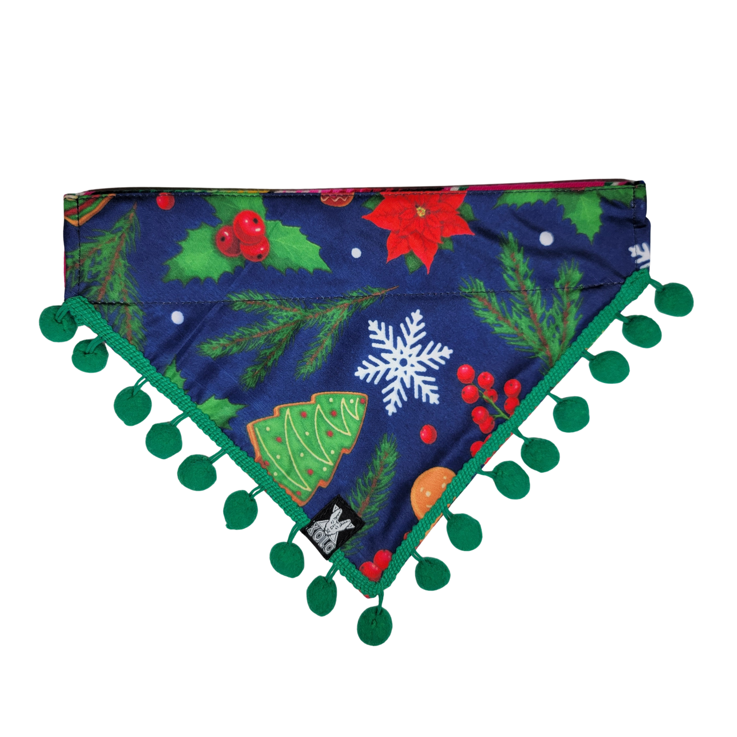 B15 MEDIUM SARAPE DOG BANDANA: HOLIDAY EDITION