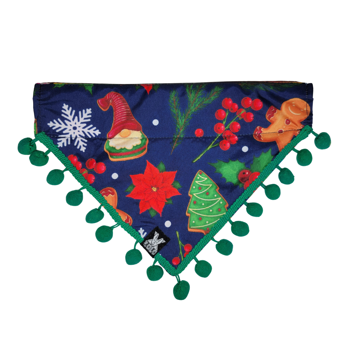 B16 MEDIUM SARAPE DOG BANDANA: HOLIDAY EDITION