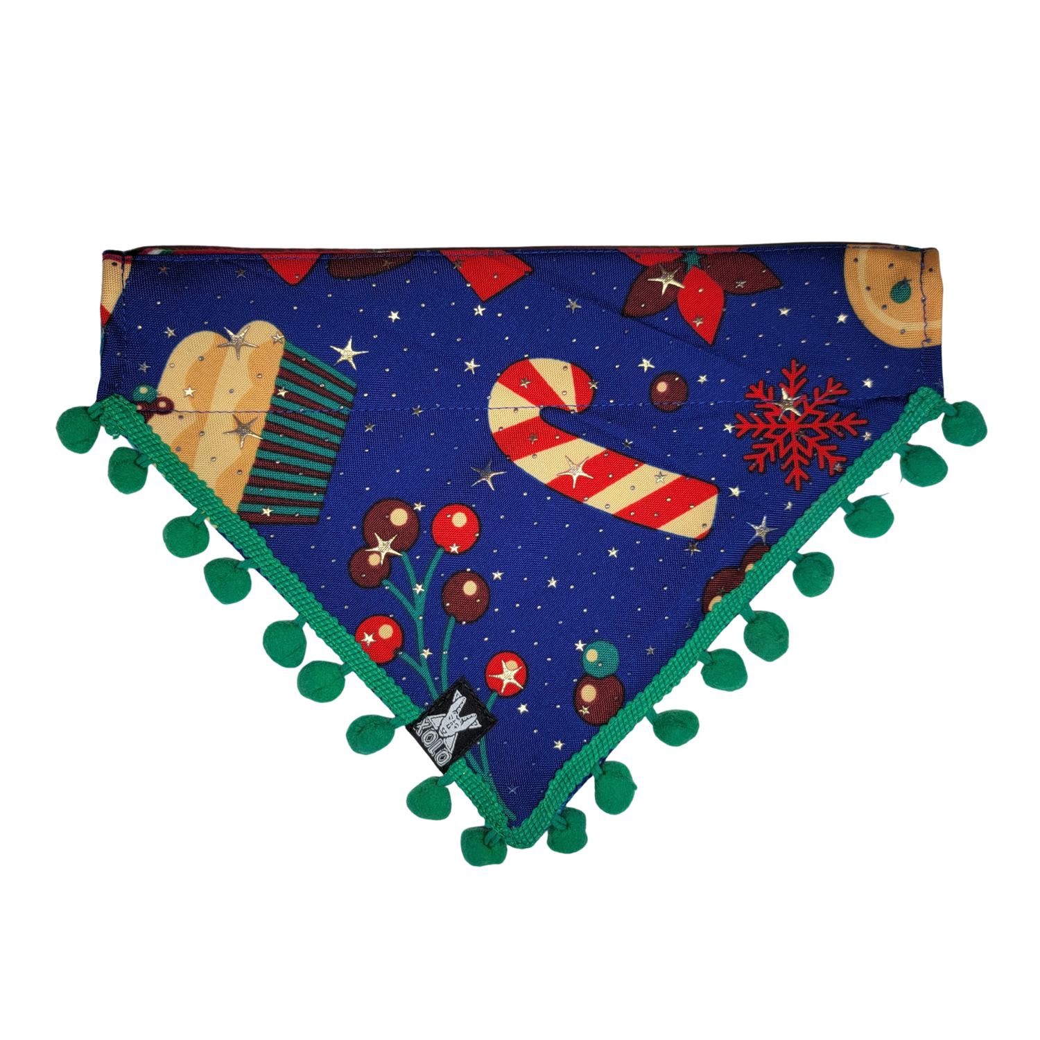 B19 MEDIUM SARAPE DOG BANDANA: HOLIDAY EDITION