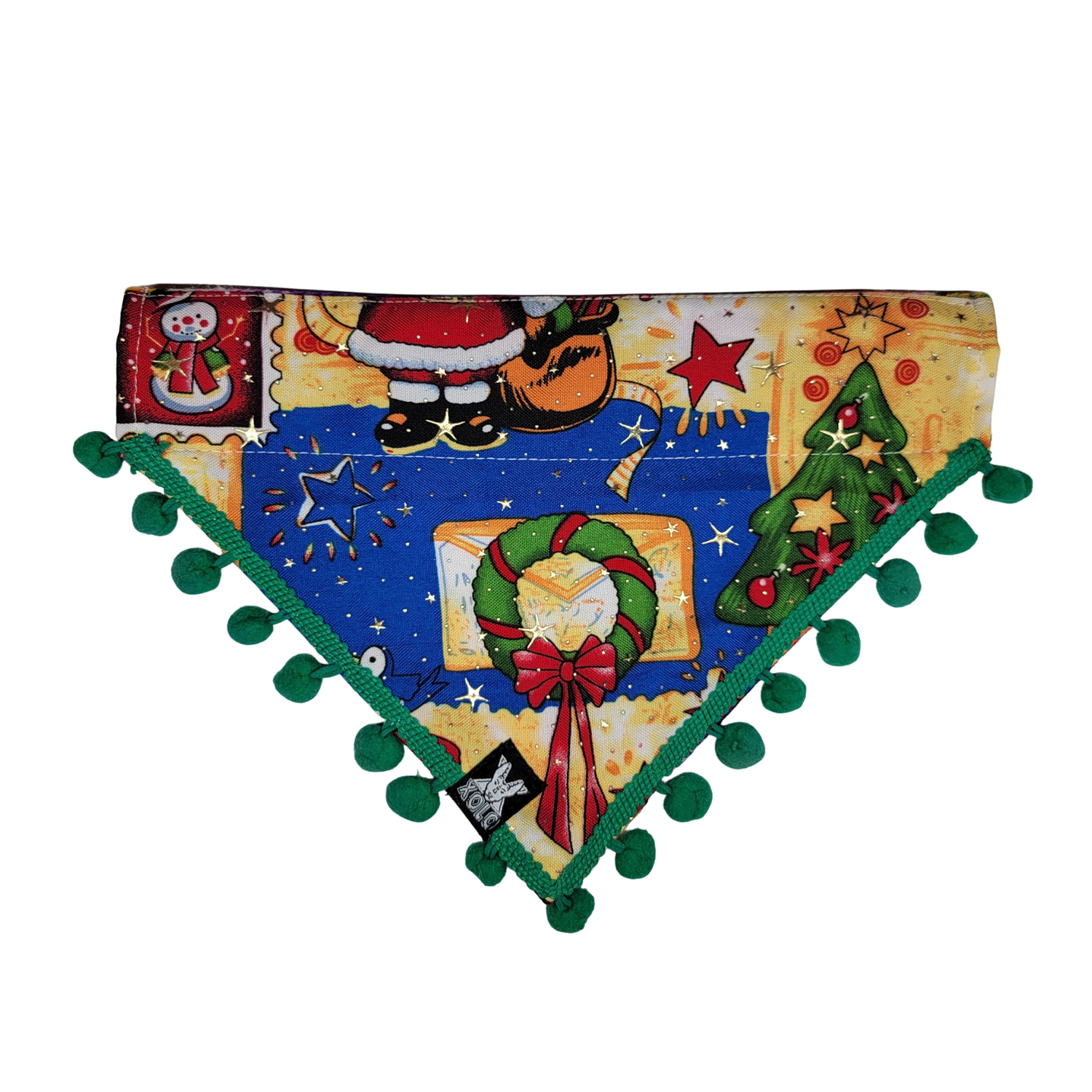 B20 MEDIUM SARAPE DOG BANDANA: HOLIDAY EDITION