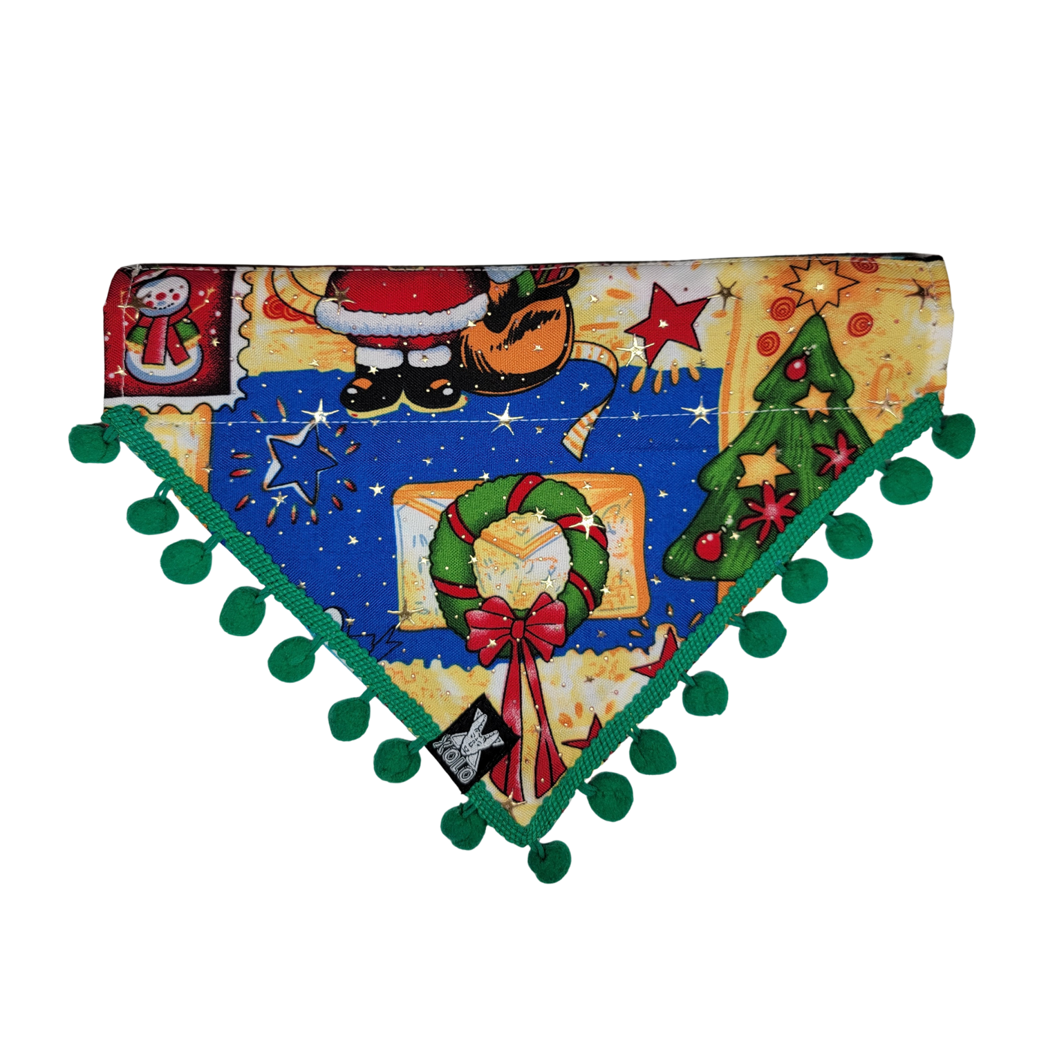 B21 MEDIUM SARAPE DOG BANDANA: HOLIDAY EDITION