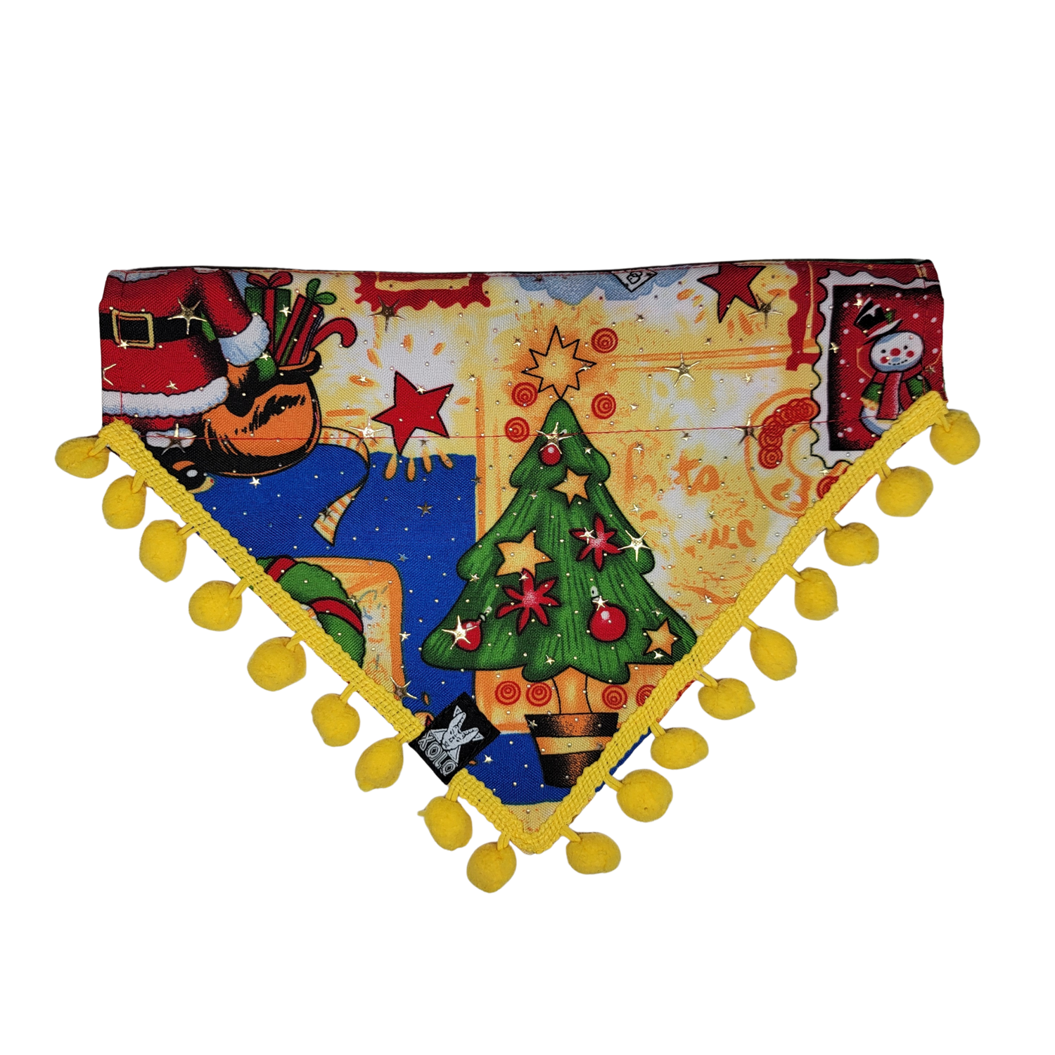 B22 MEDIUM SARAPE DOG BANDANA: HOLIDAY EDITION