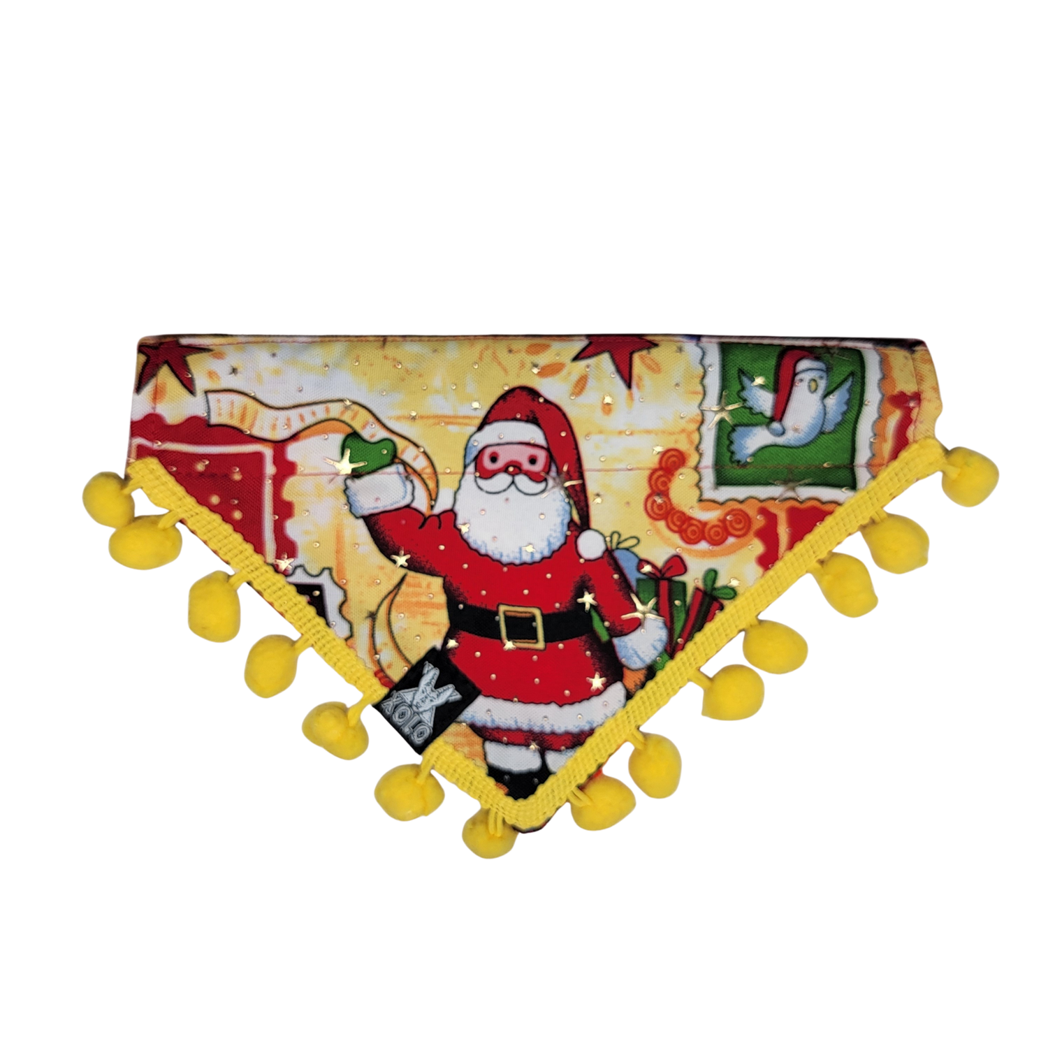 B34. SMALL SARAPE DOG BANDANA: HOLIDAY EDITION