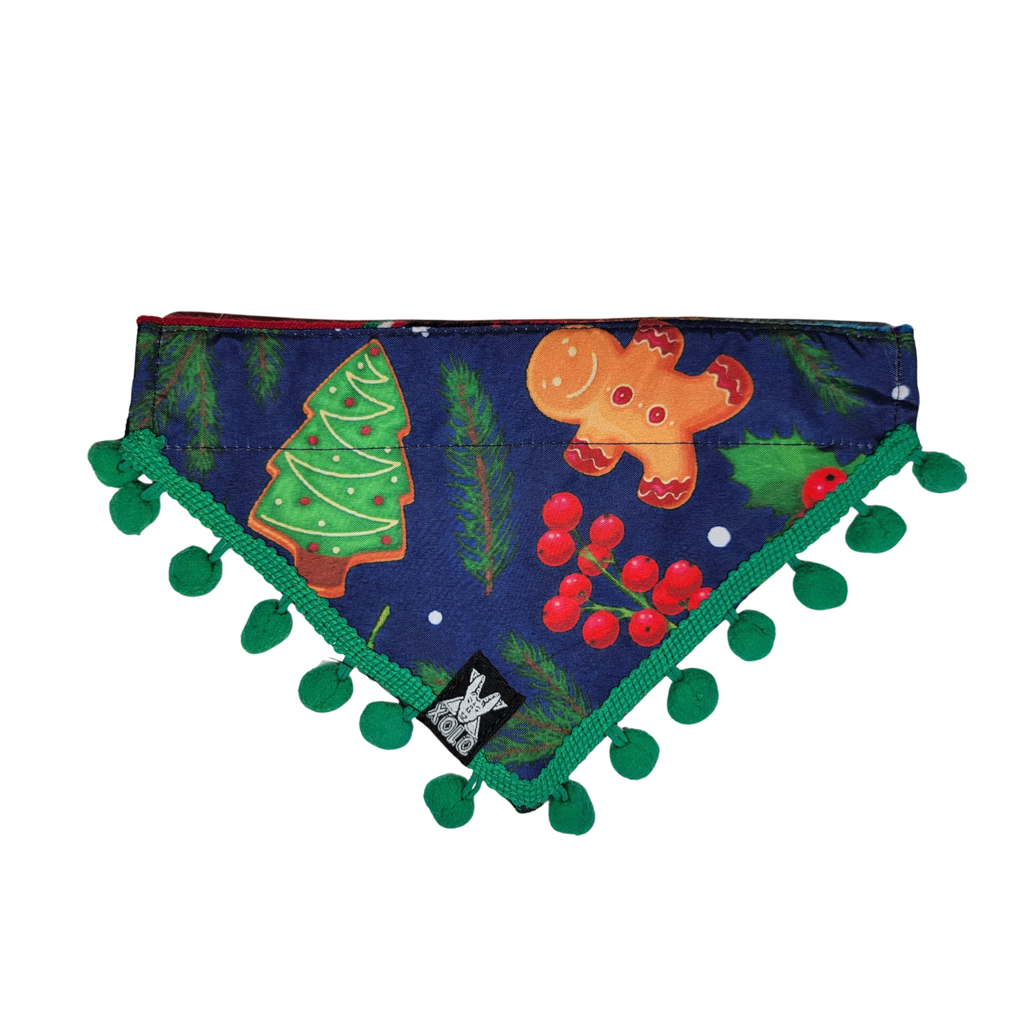 B33. SMALL SARAPE DOG BANDANA: HOLIDAY EDITION