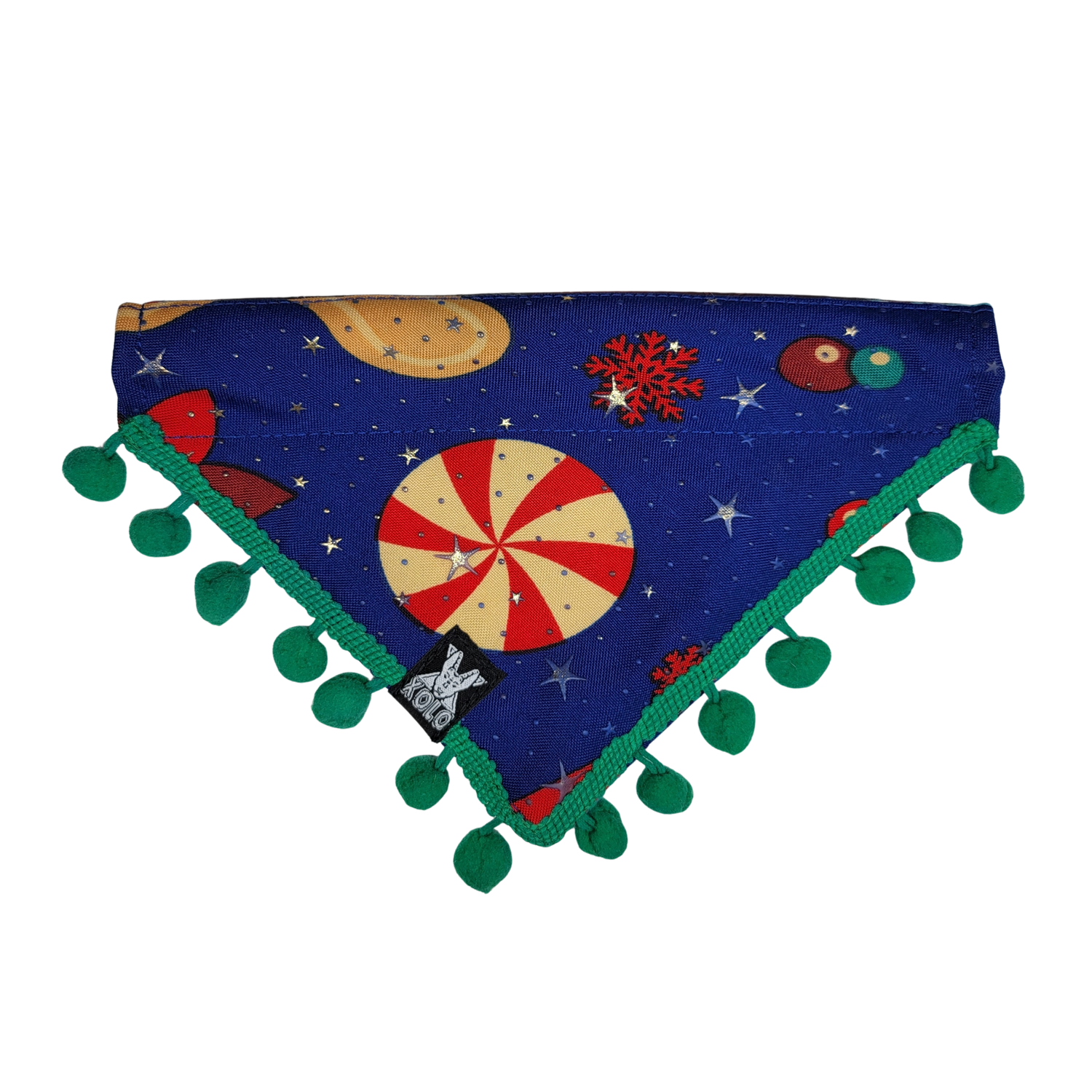 B30. SMALL SARAPE DOG BANDANA: HOLIDAY EDITION