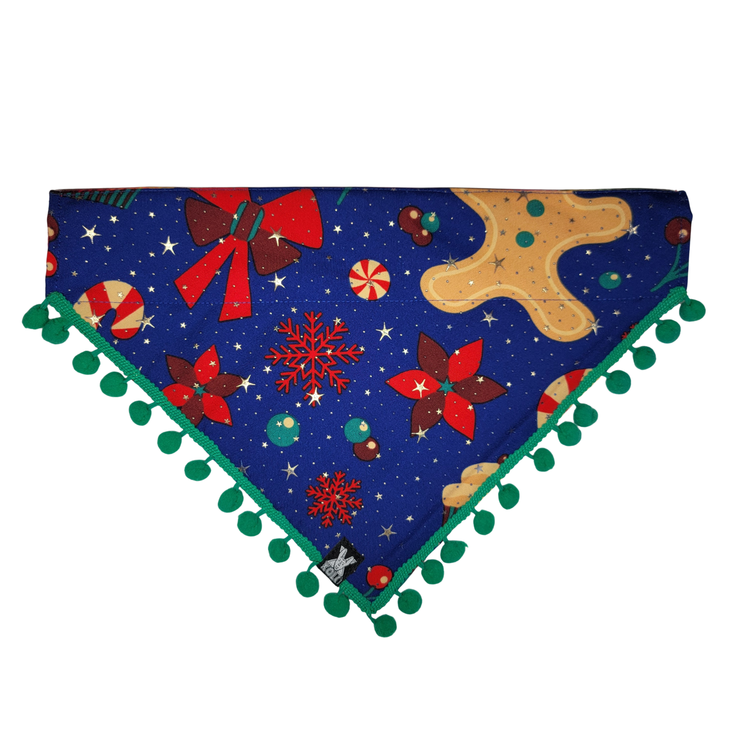 B28. XL SARAPE DOG BANDANA: HOLIDAY EDITION