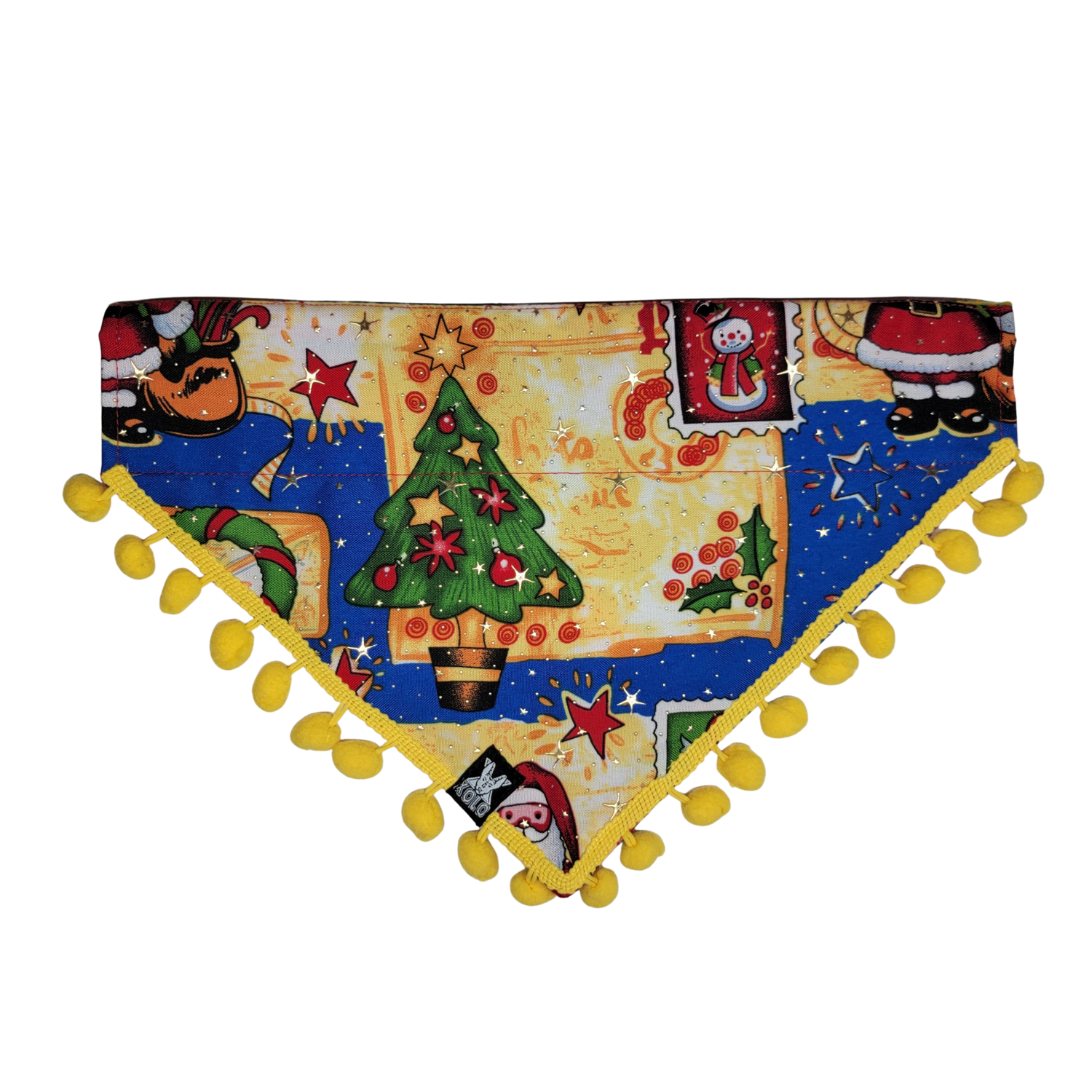 B1 LARGE SARAPE DOG BANDANA: HOLIDAY EDITION