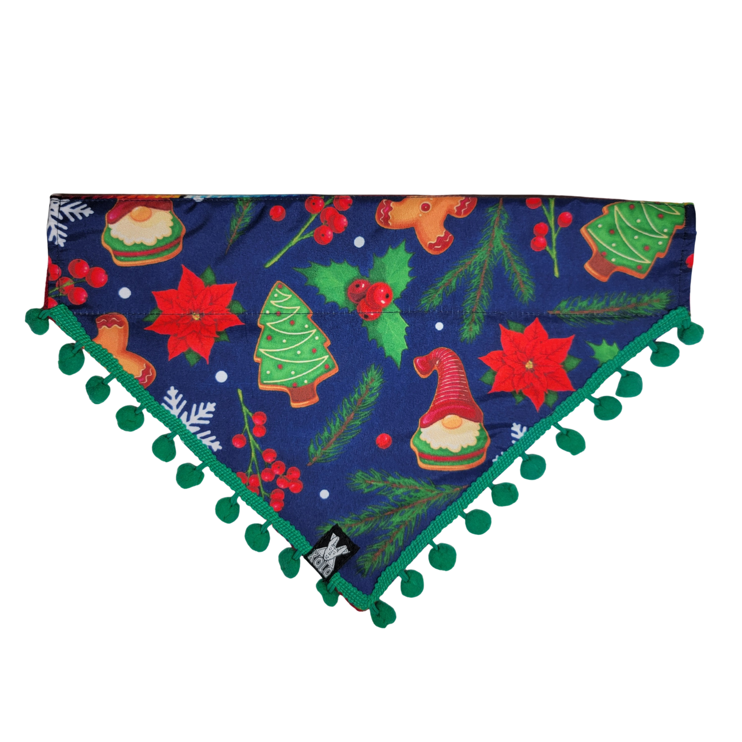 B6 LARGE SARAPE DOG BANDANA: HOLIDAY EDITION