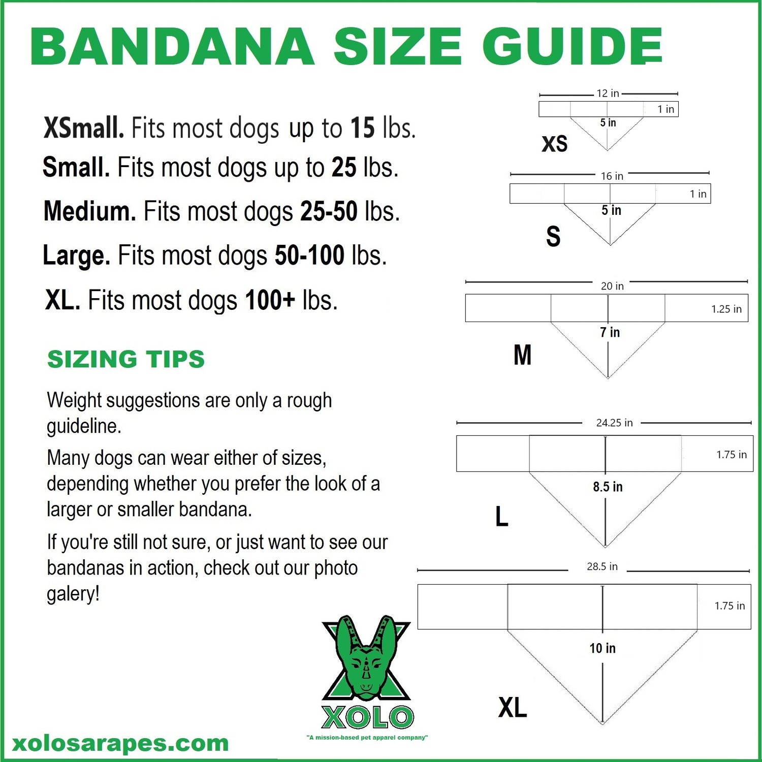 Xolo Lifestyle VELCRO Bandana | LB002