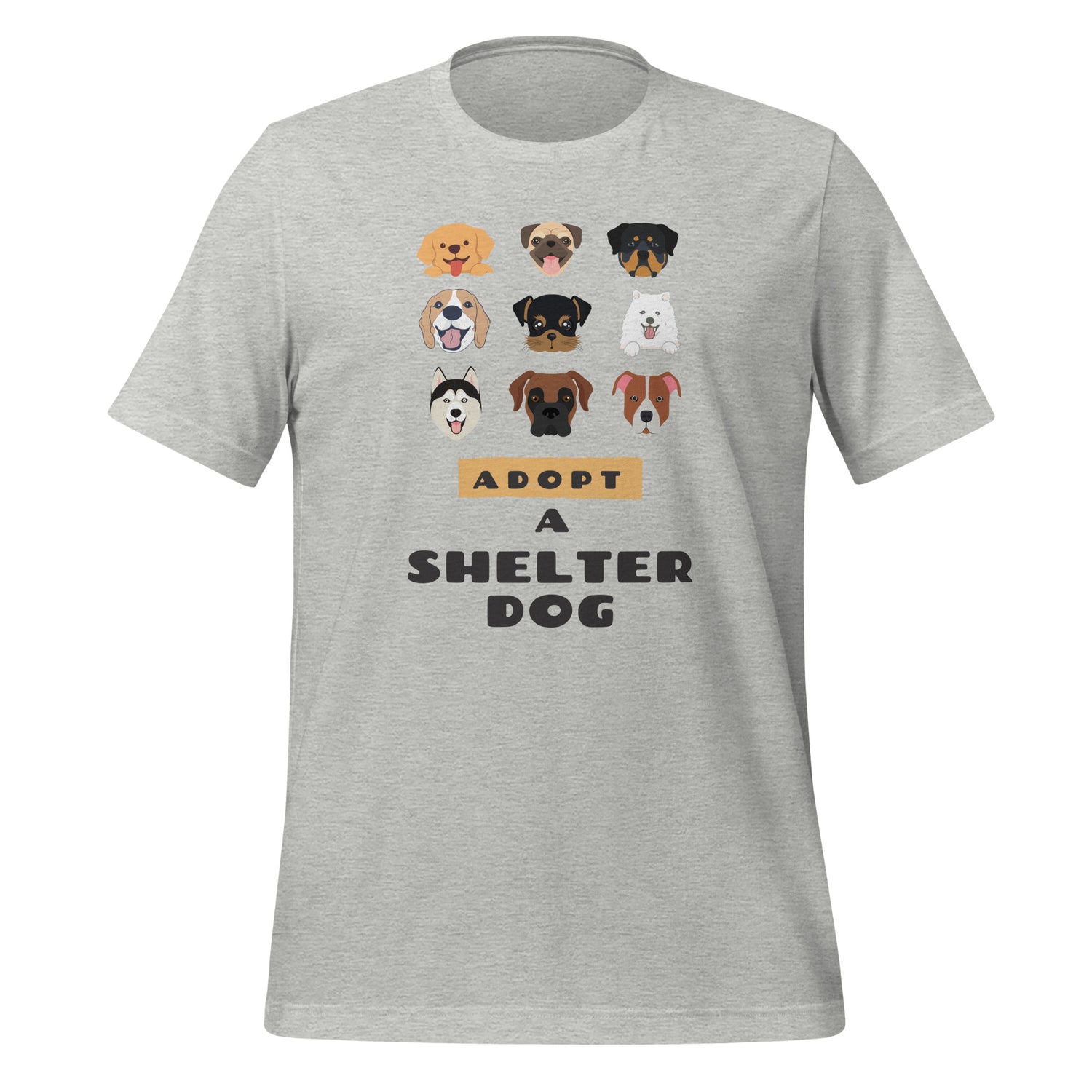 Adopt a shelter dog Unisex t-shirt