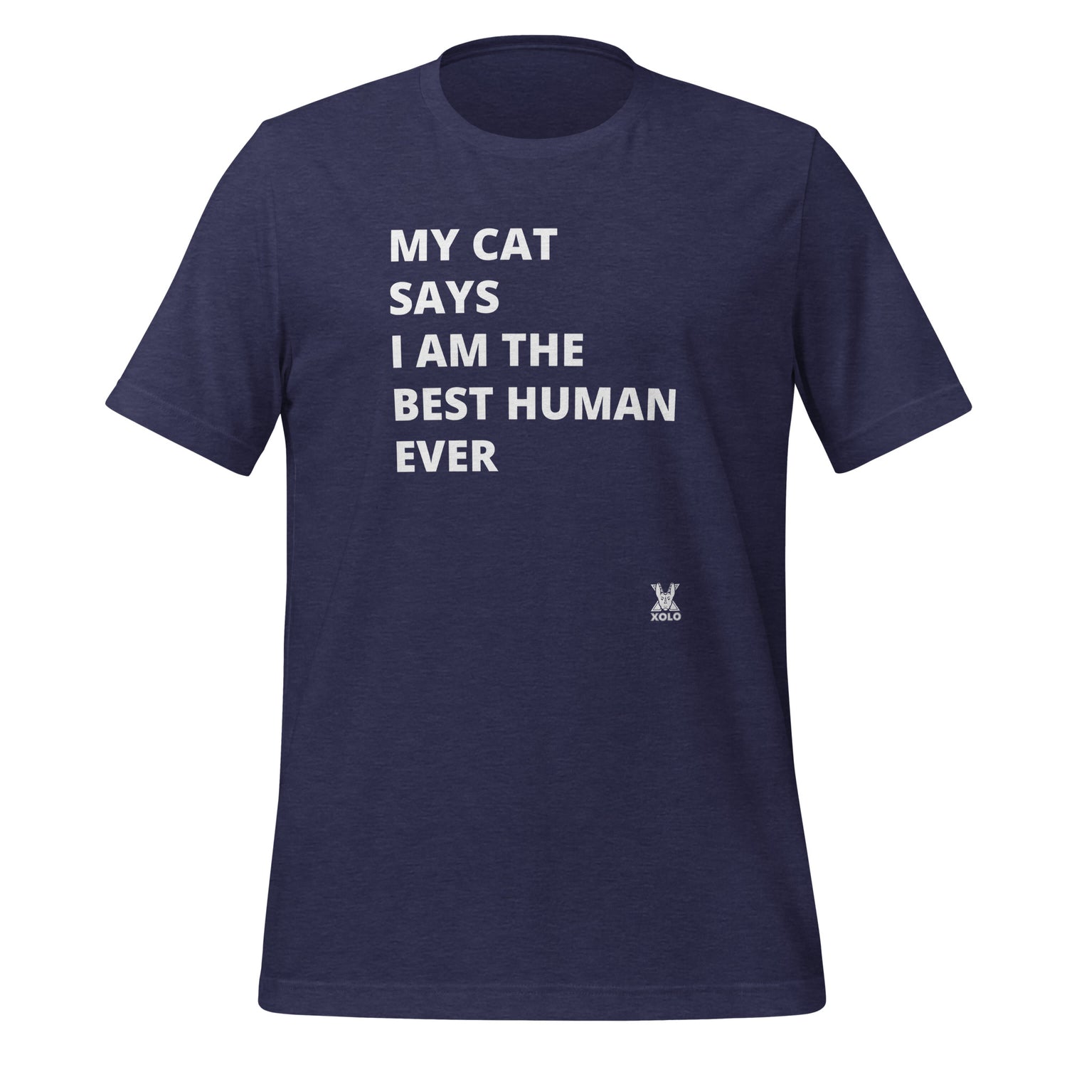 My cat says Unisex t-shirt