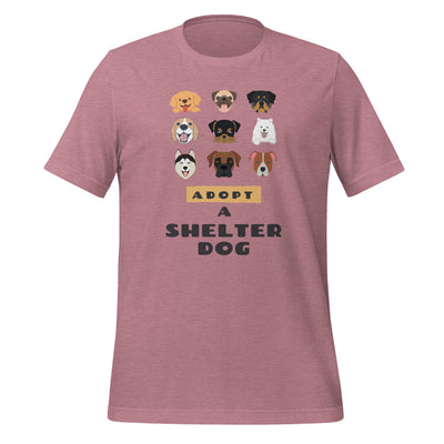 Adopt a shelter dog Unisex t-shirt