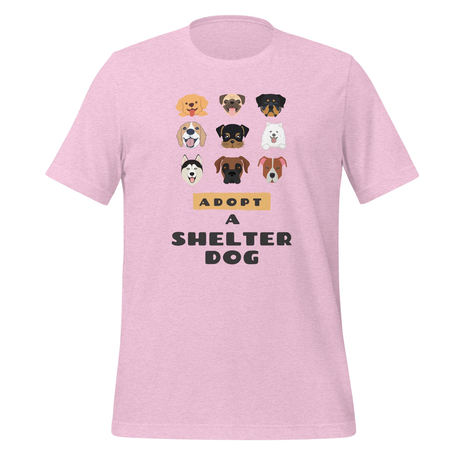 Adopt a shelter dog Unisex t-shirt