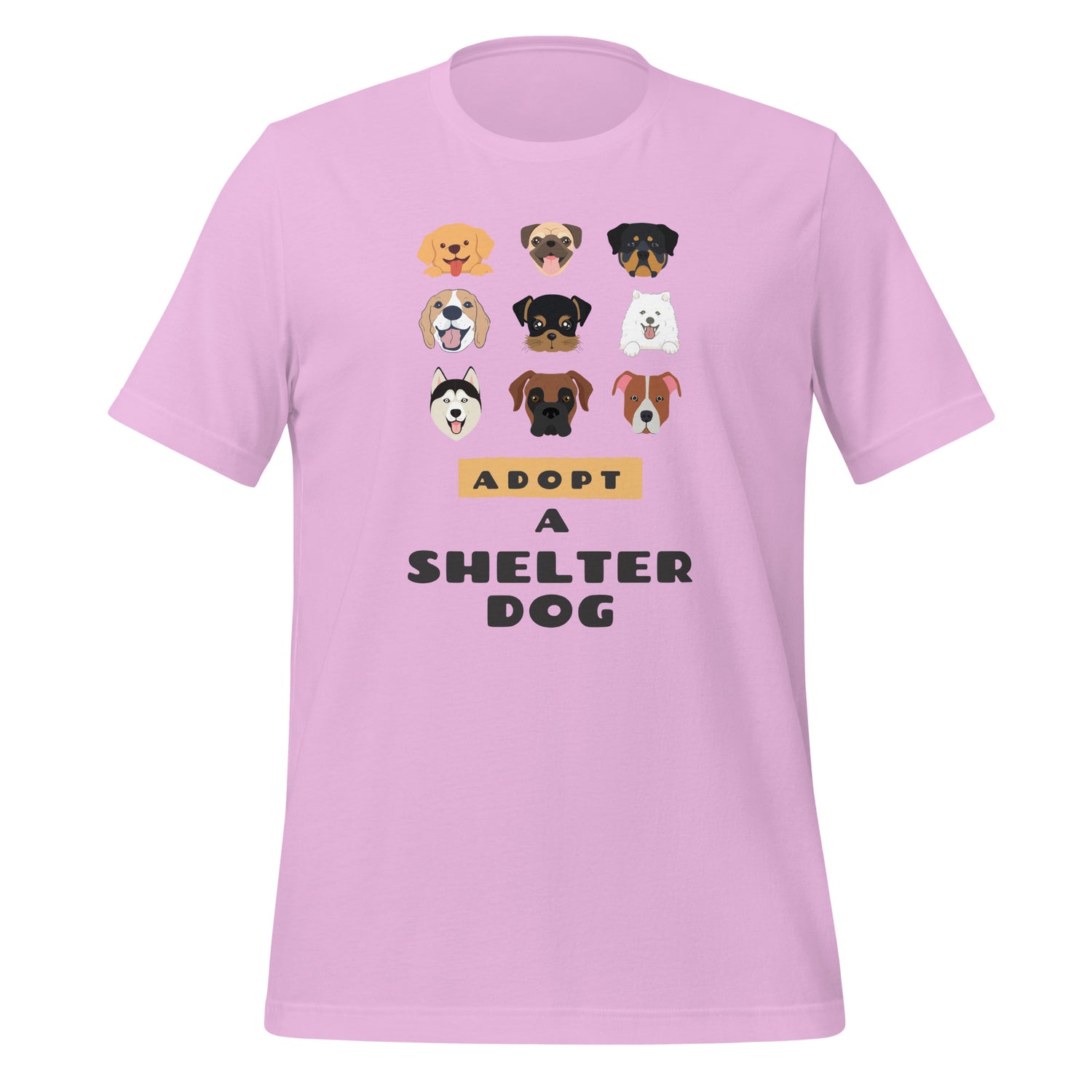Adopt a shelter dog Unisex t-shirt