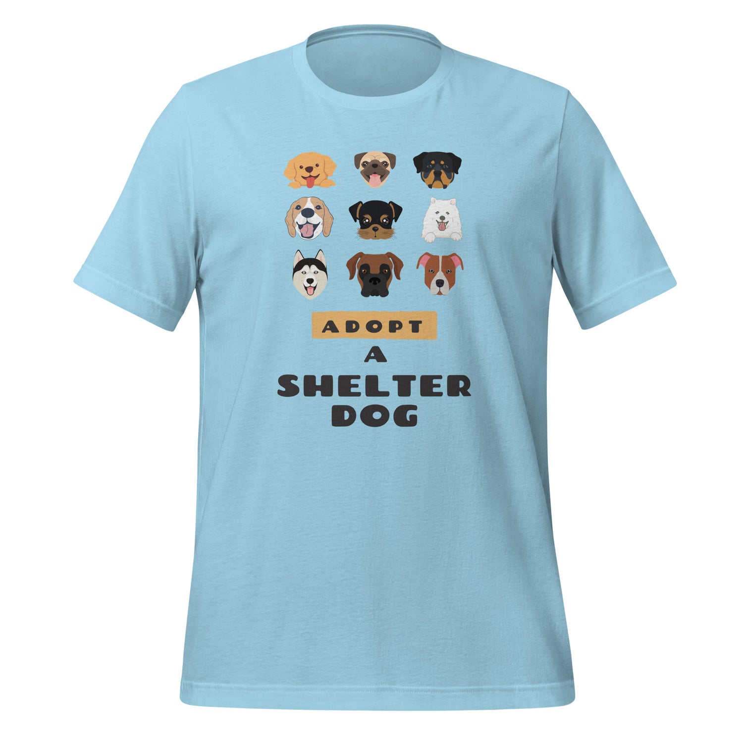Adopt a shelter dog Unisex t-shirt