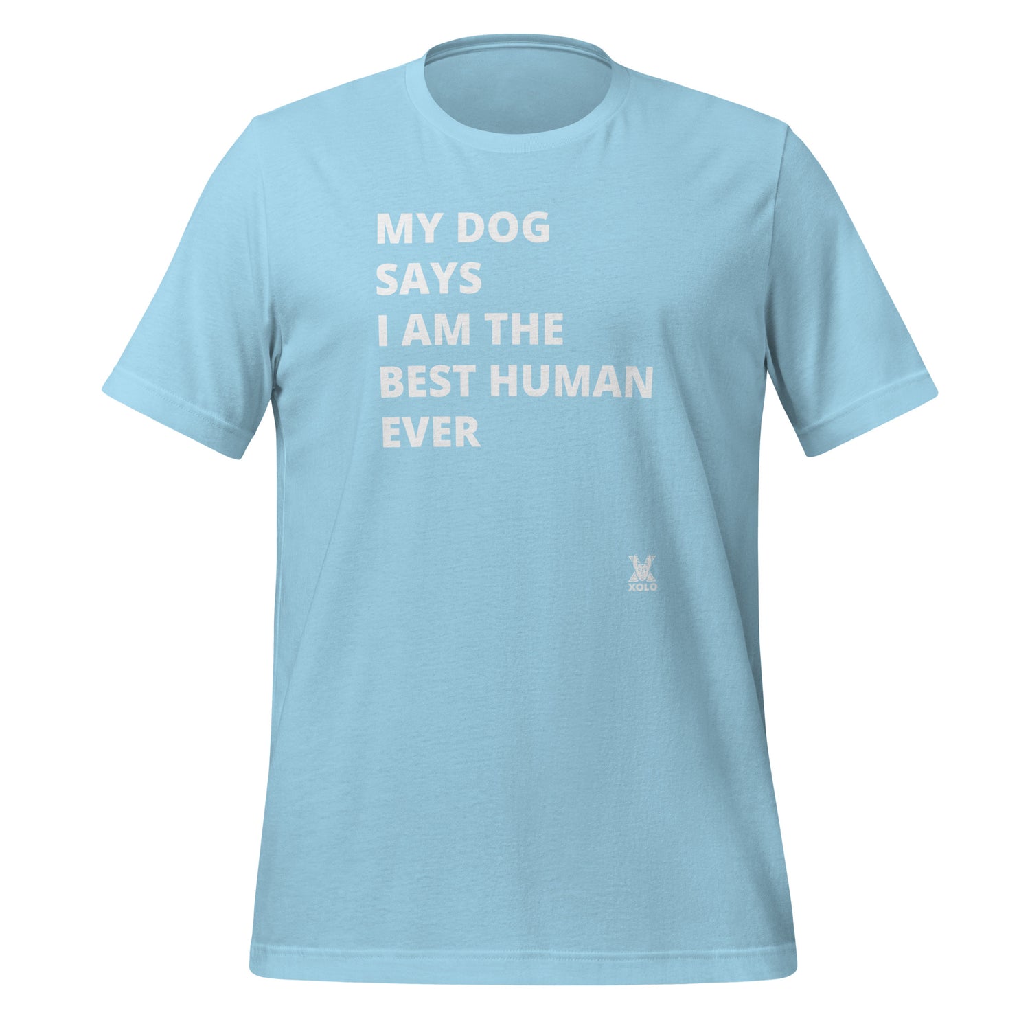My dog says Unisex t-shirt