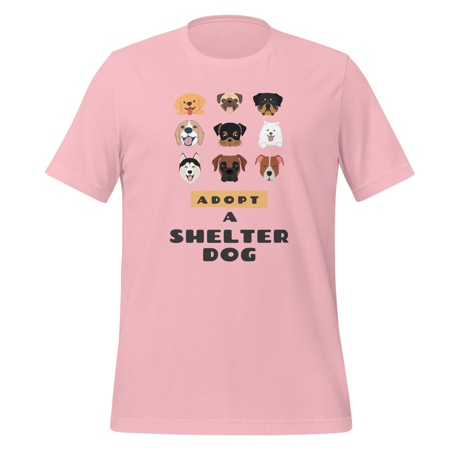 Adopt a shelter dog Unisex t-shirt