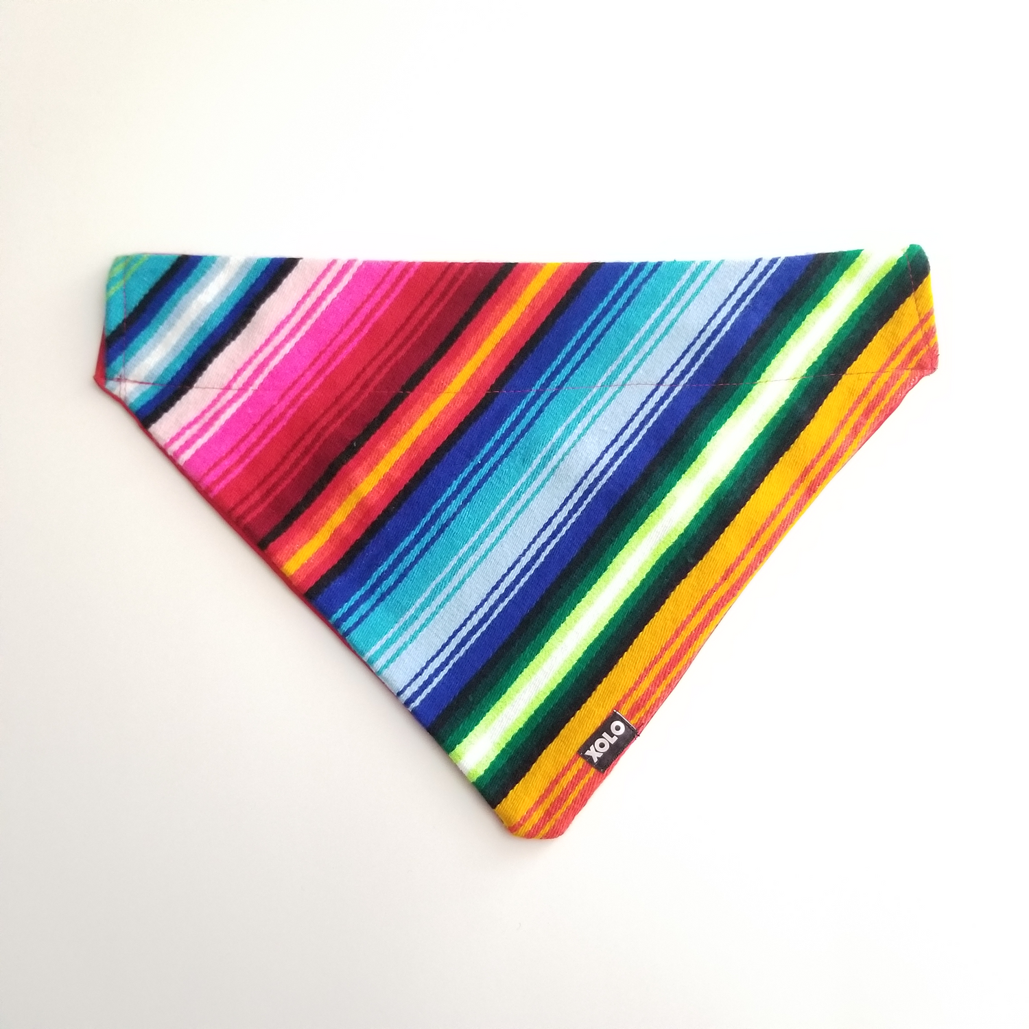 B04 EXTRA LARGE DOG SARAPE BANDANA ARCOIRIS