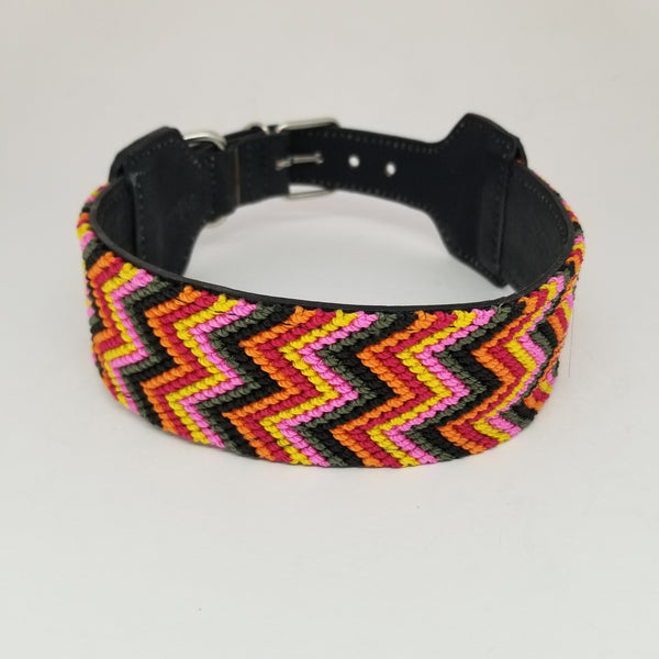XL DOG COLLAR FROM CHIAPAS. C4653 Xolo Sarapes