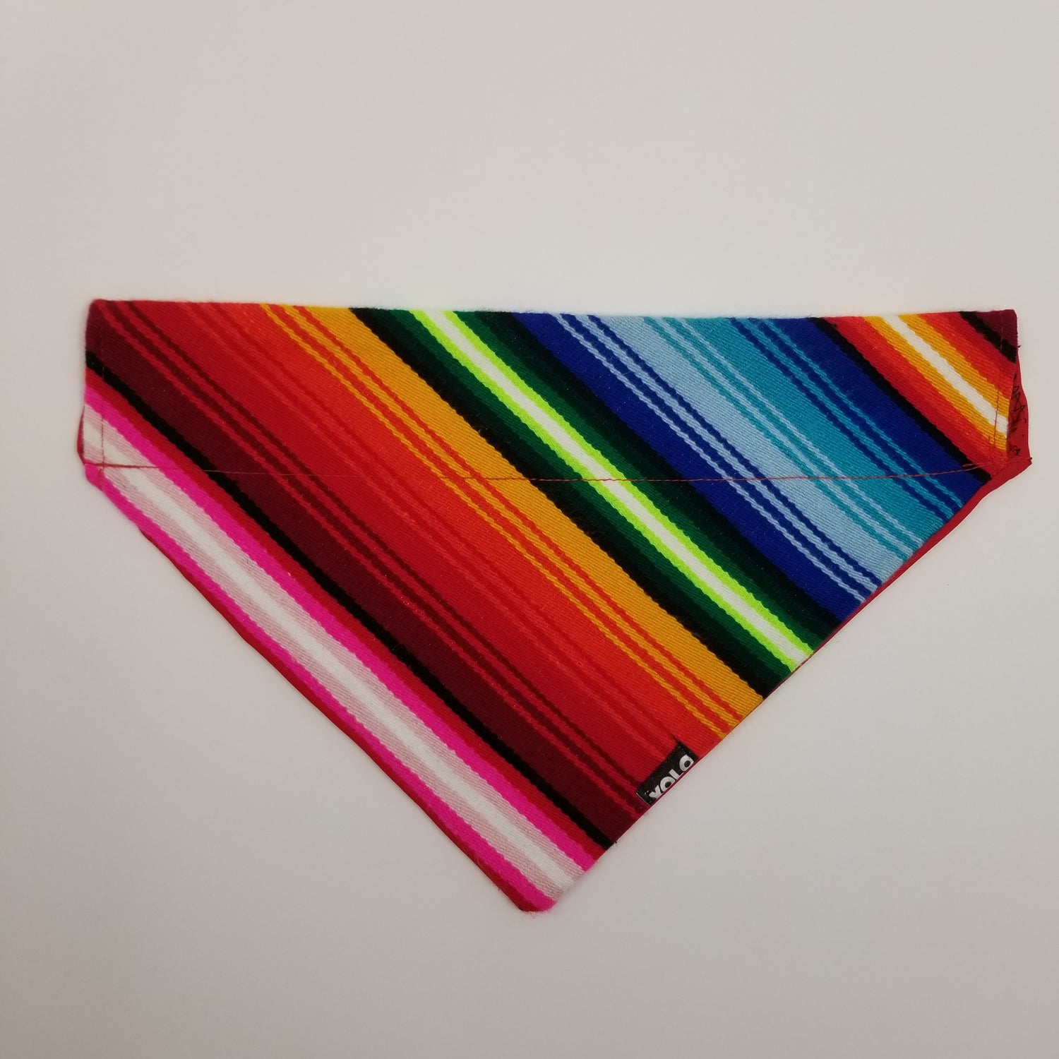 B112 LARGE SARAPE DOG BANDANA ARCOIRIS