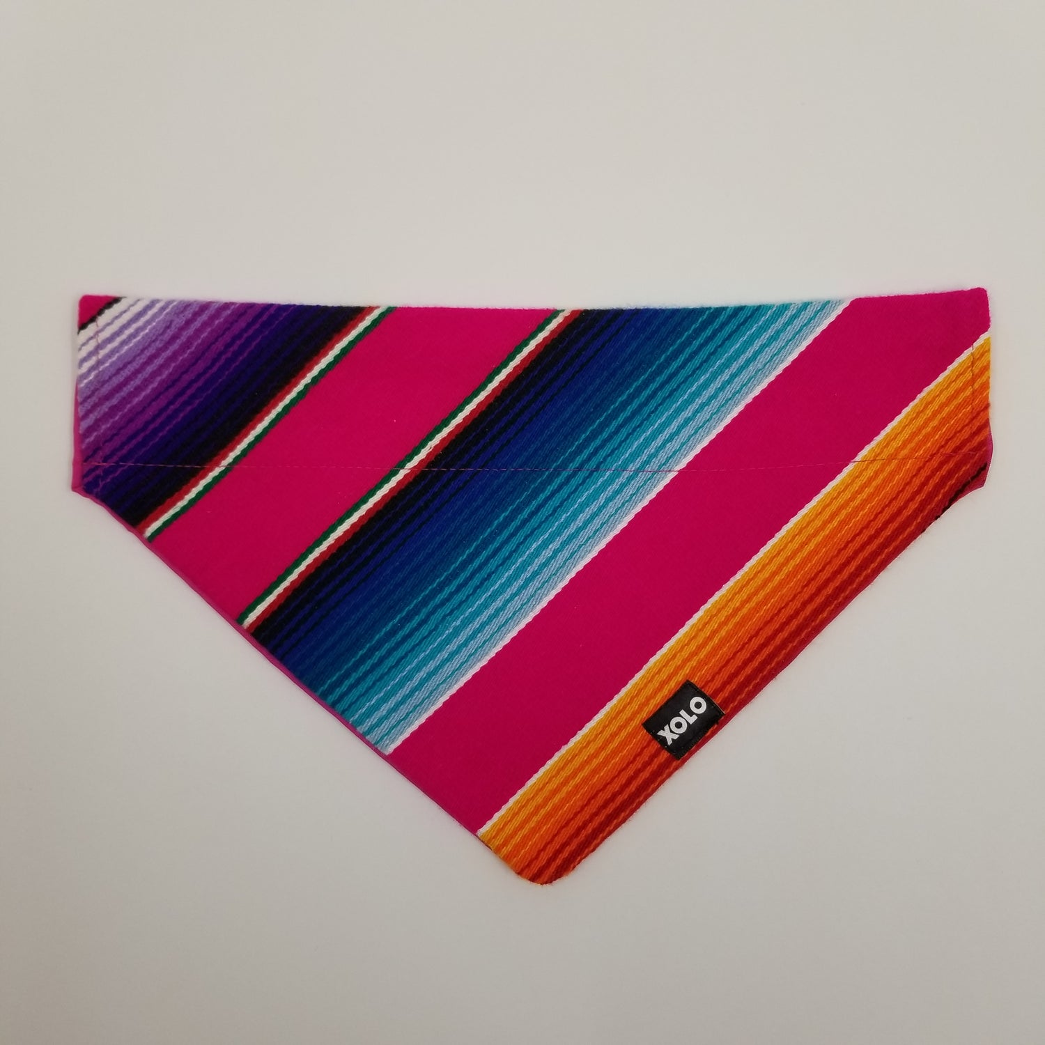 B155 LARGE SARAPE DOG BANDANA PINK