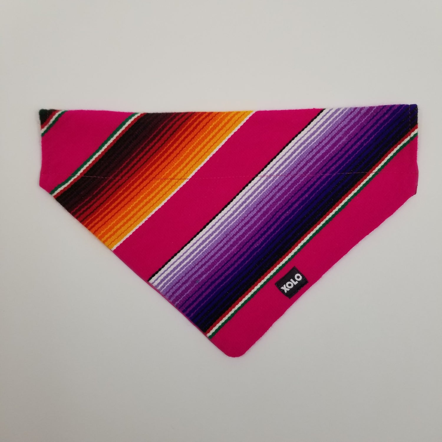 B158 LARGE SARAPE DOG BANDANA PINK