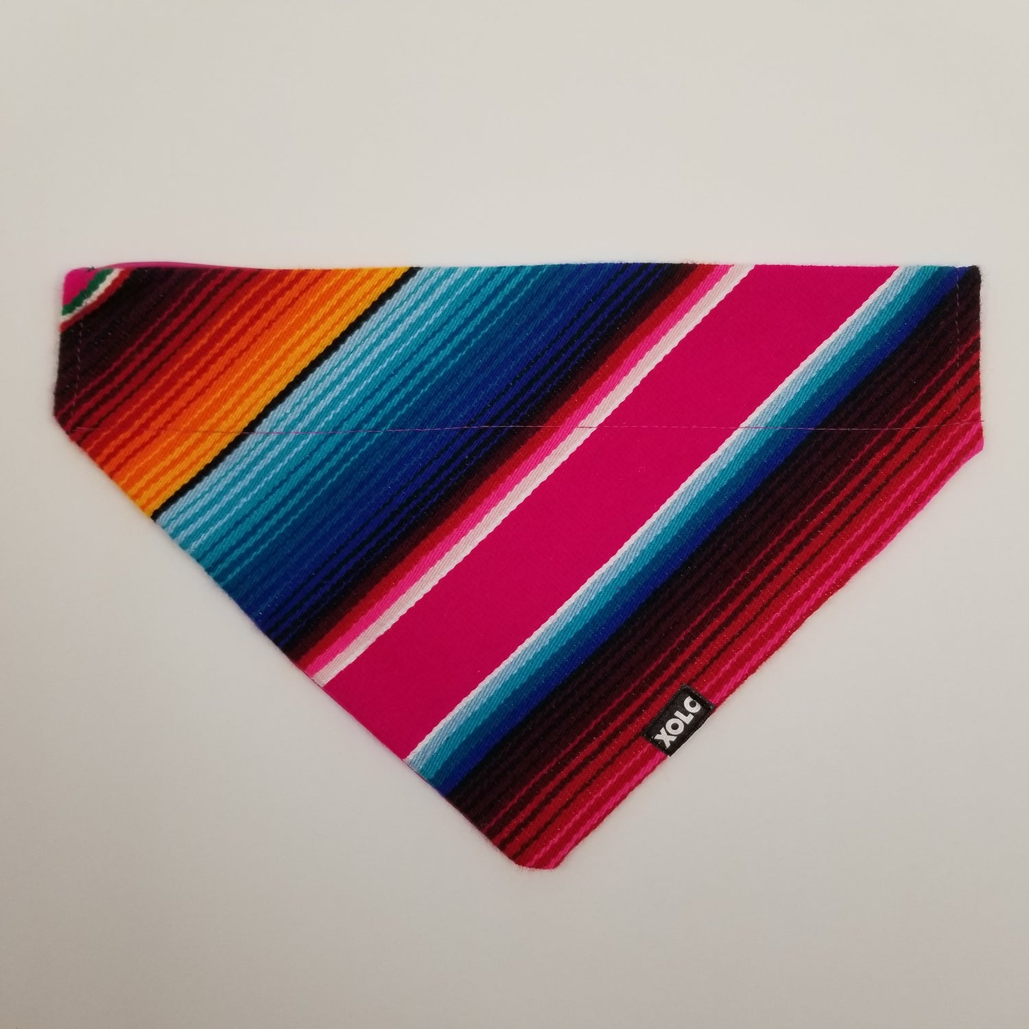 B159 LARGE SARAPE DOG BANDANA PINK