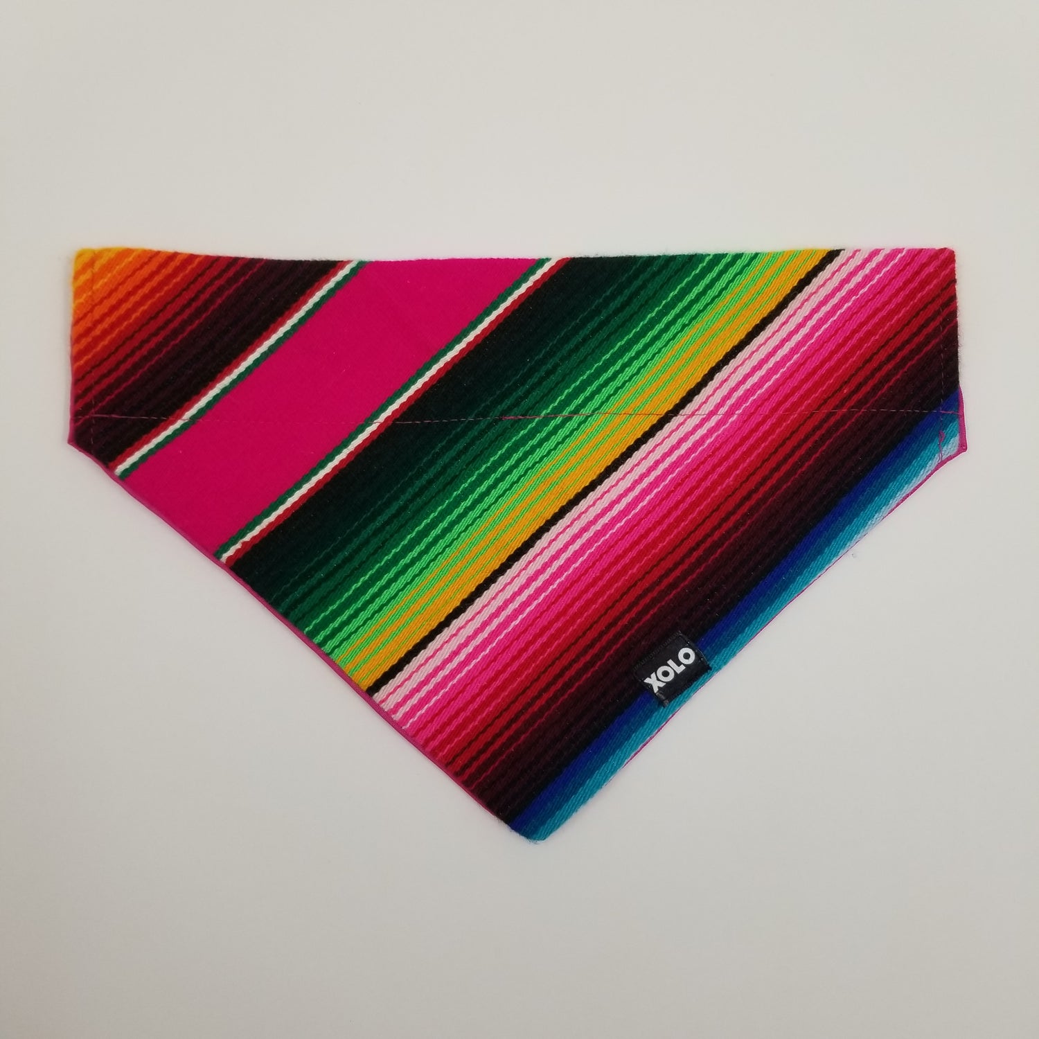 B160 LARGE SARAPE DOG BANDANA PINK