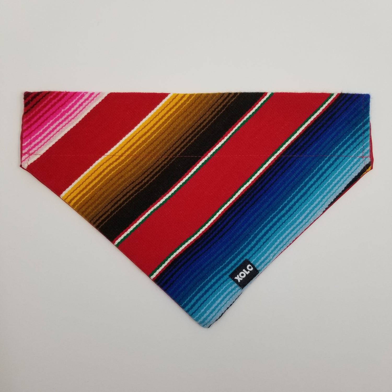 B125 LARGE SARAPE DOG BANDANA RED