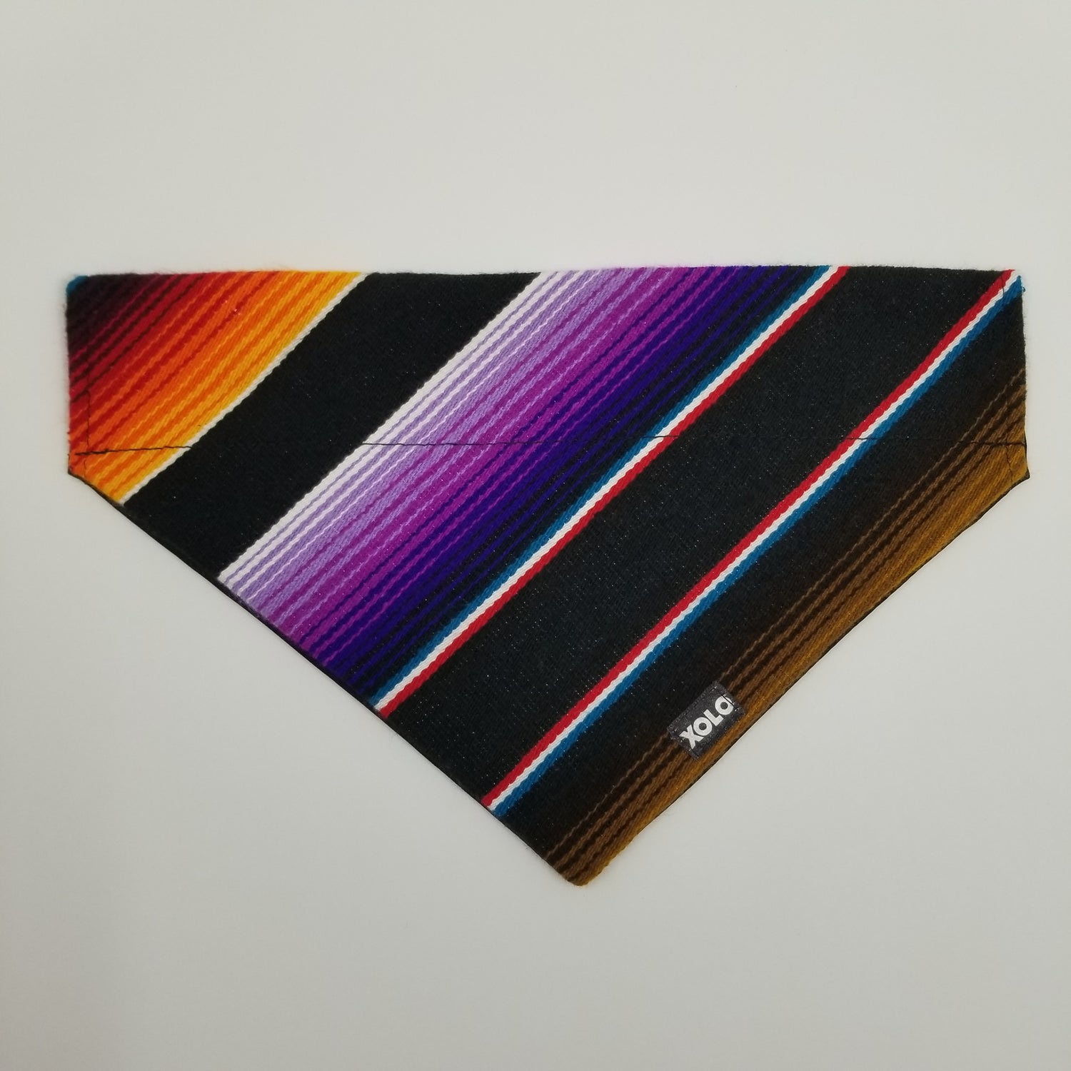 B107 LARGE SARAPE DOG BANDANA BLACK