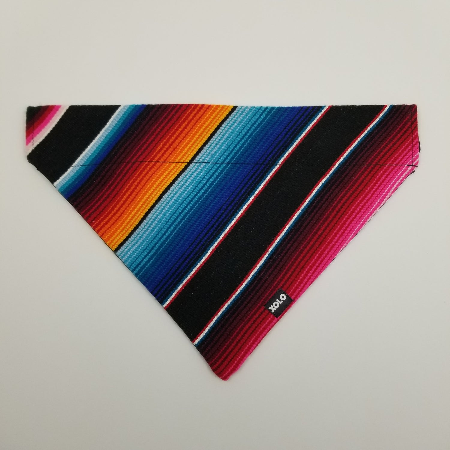 B280 EXTRA LARGE SARAPE DOG BANDANA BLACK