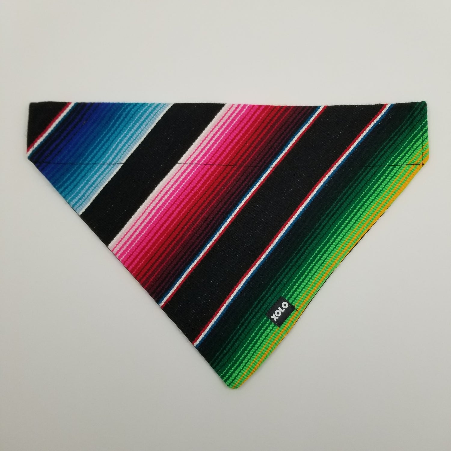 B282 EXTRA LARGE SARAPE DOG BANDANA BLACK