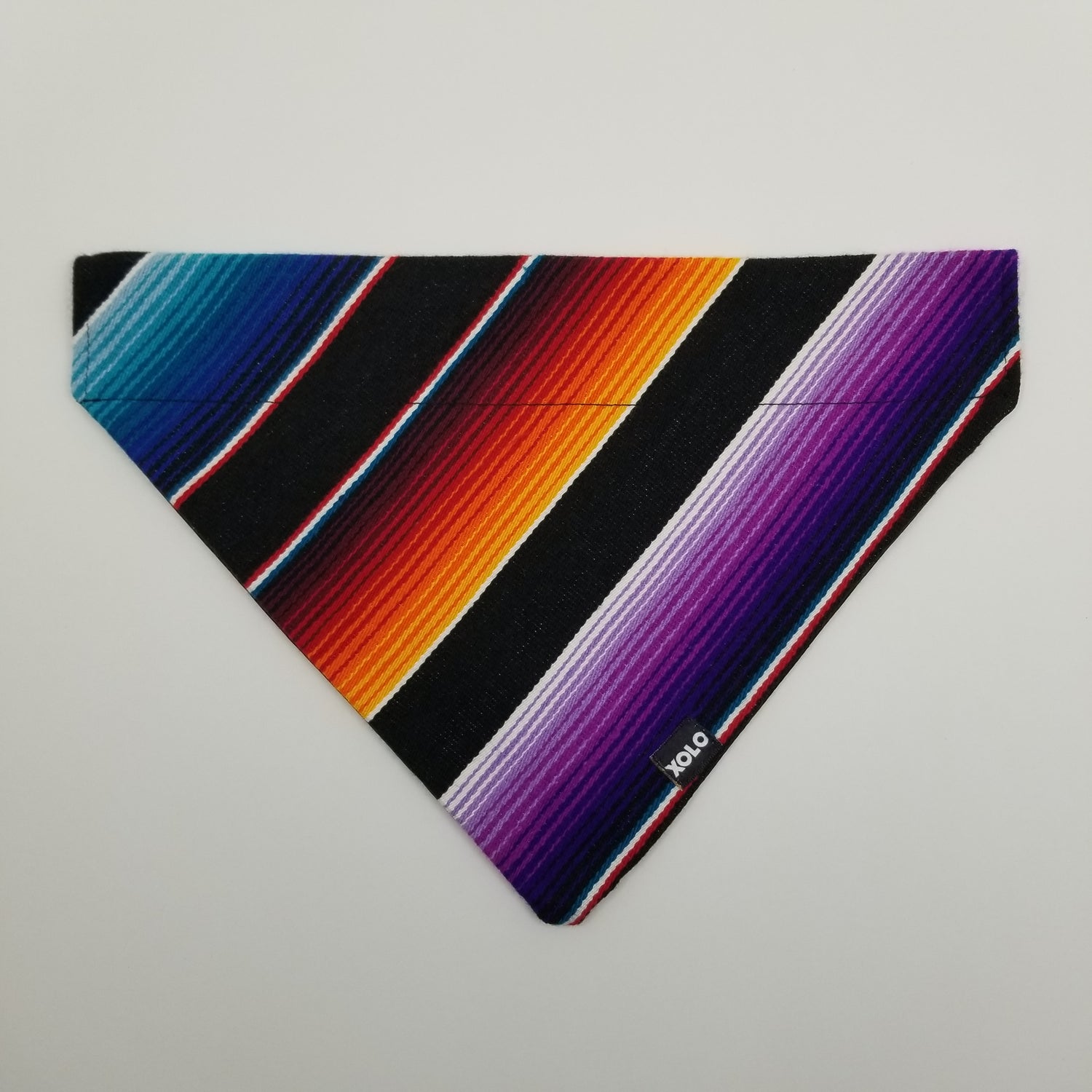 B284 EXTRA LARGE SARAPE DOG BANDANA BLACK