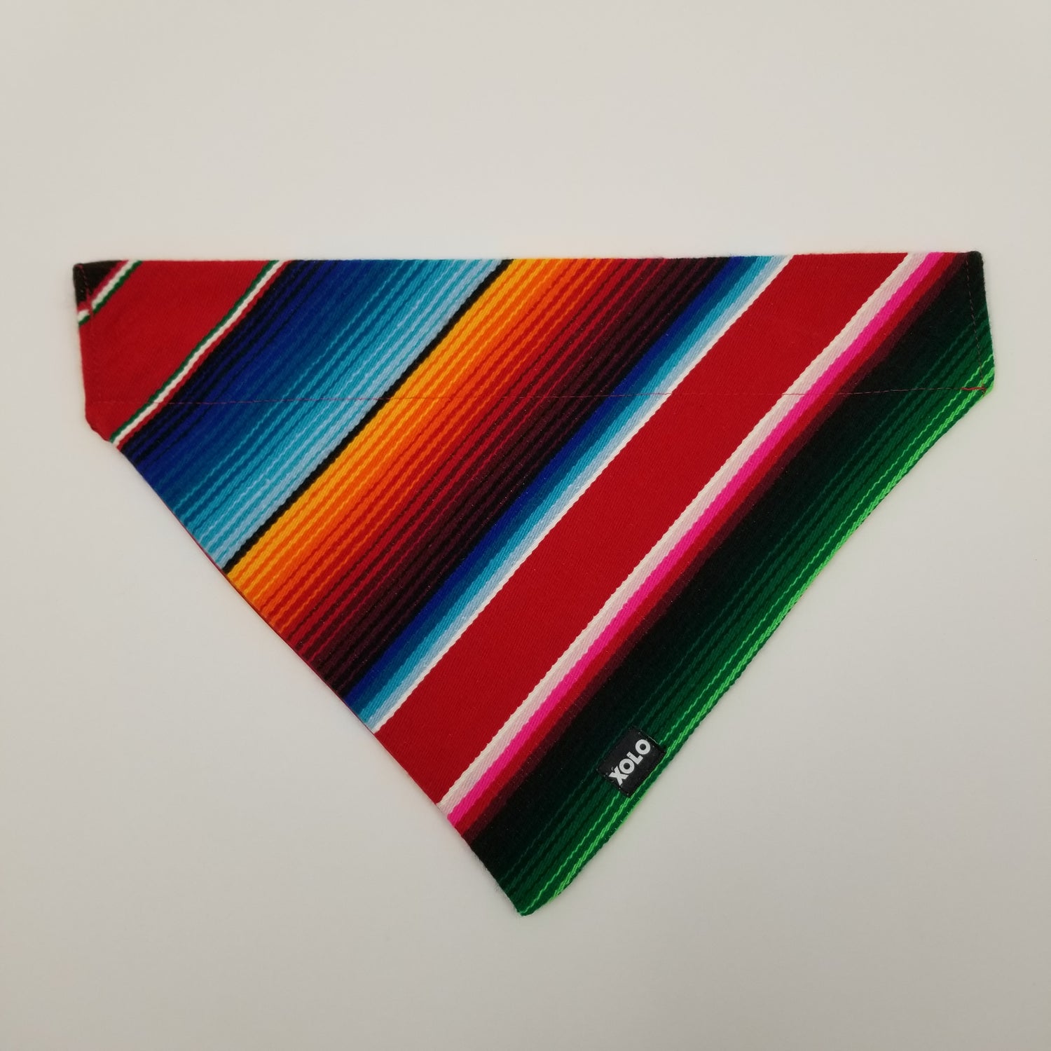 B293 EXTRA LARGE SARAPE DOG BANDANA RED